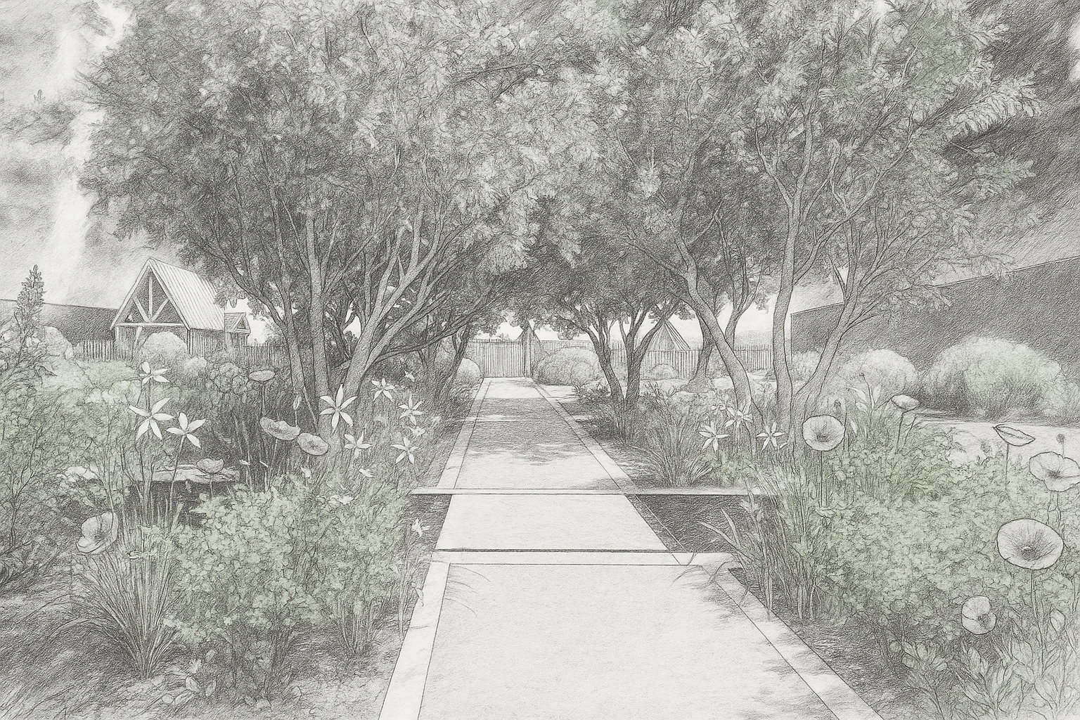 Jardin potager, Kingwood, Angleterre.