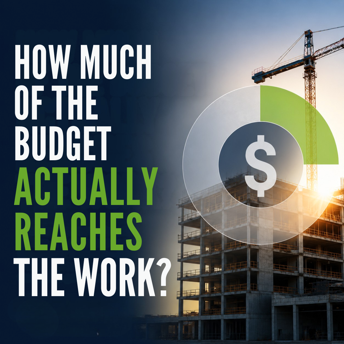 How Much of the Budget Actually Reaches the Work?