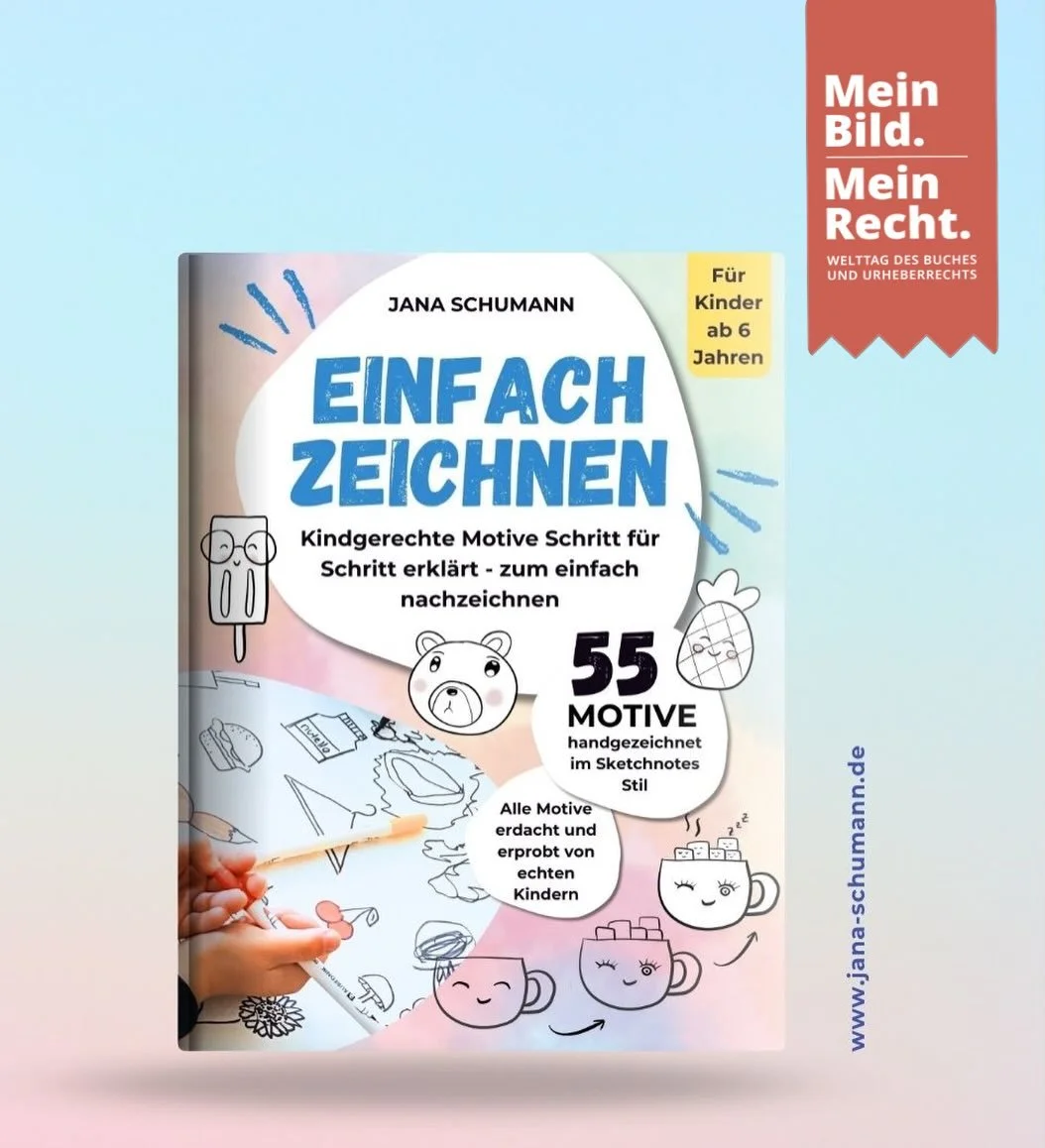 (Bild zeigt mein Zeichenbuch mit Anleitungen von Kindern f&uuml;r Kindern - leider immer noch nicht fertig, weil Leben und ADHS und so&hellip;)

Gestern am 23.April hat die UNESCO den Welttag des Buches und des Urheberechtes gefeiert. 

Das B&uuml;ch