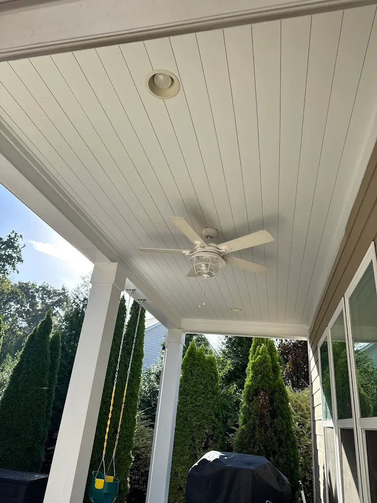 Outdoor Patio Ceiling completed 