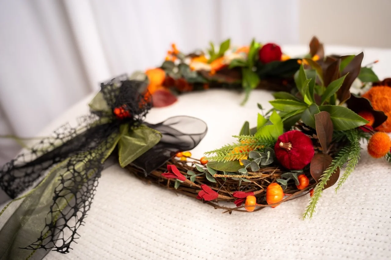 Halloween Deluxe handcrafted wreath five