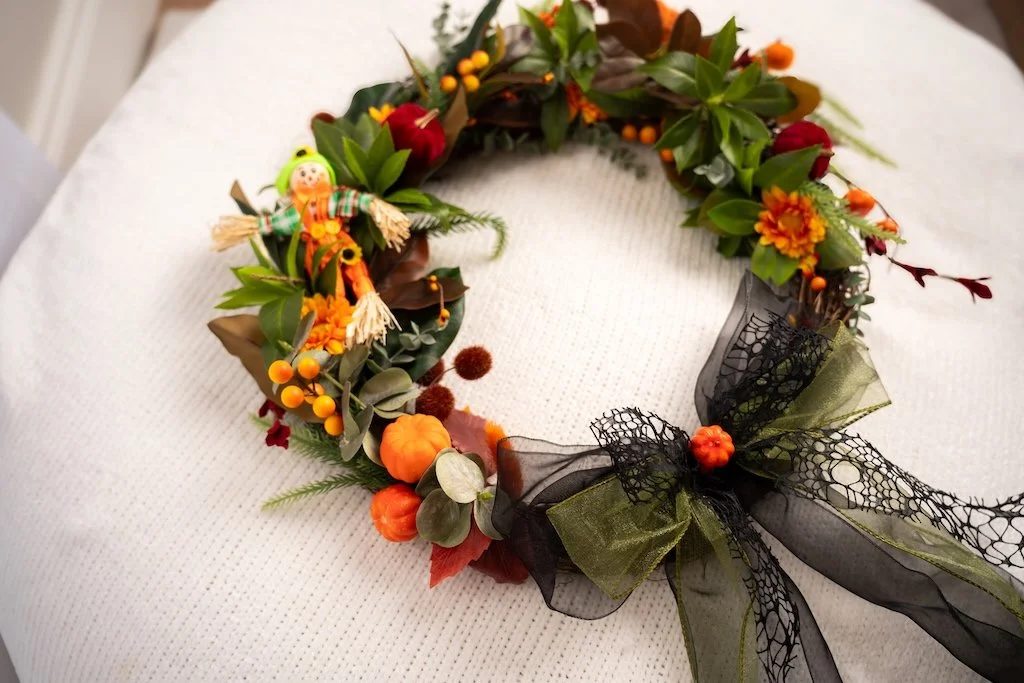 Halloween Deluxe handcrafted wreath six