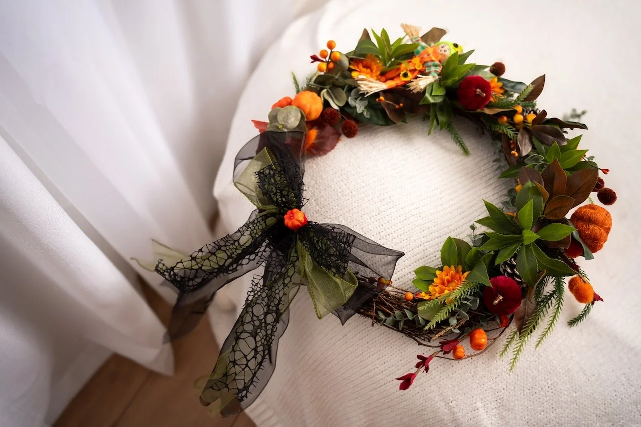 Halloween Deluxe handcrafted wreath seven