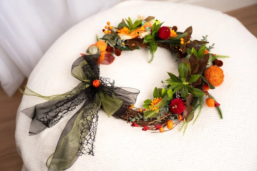 Halloween Deluxe handcrafted wreath four