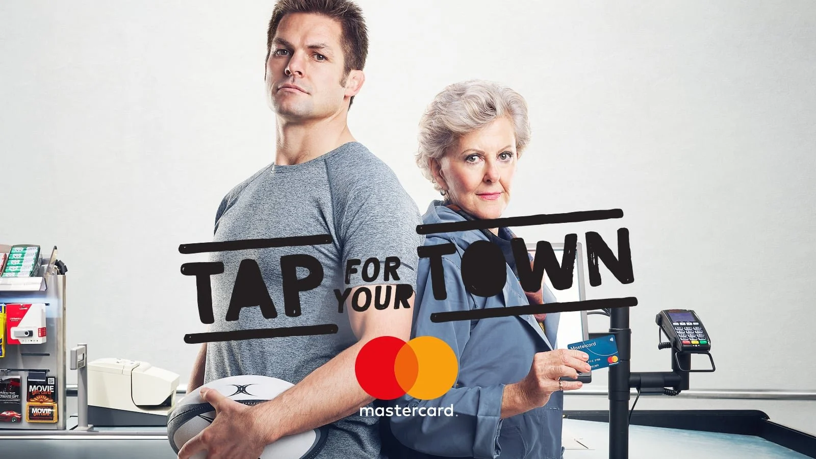 Pat Baron. Mastercard, 'Tap For Your Town', Ritchie McCaw