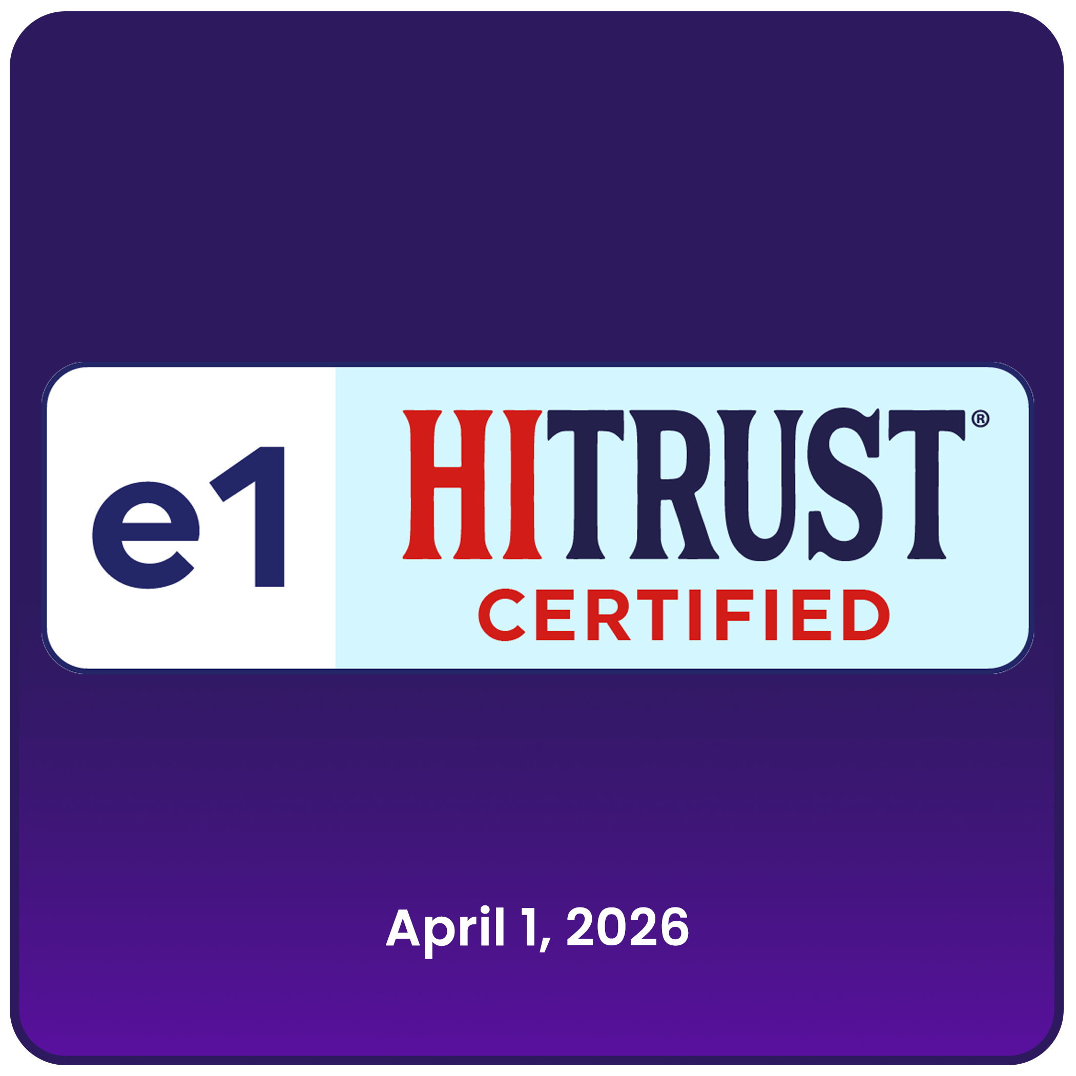 HOPPR AI Foundry&nbsp;Achieves HITRUST e1 Certification,&nbsp;Demonstrating&nbsp;Commitment to Cybersecurity and Information Protection&nbsp;