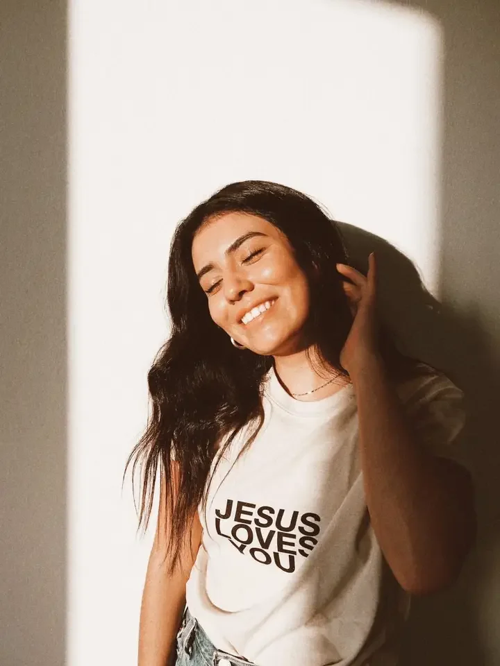 Jesus Loves You  - Sand Tee