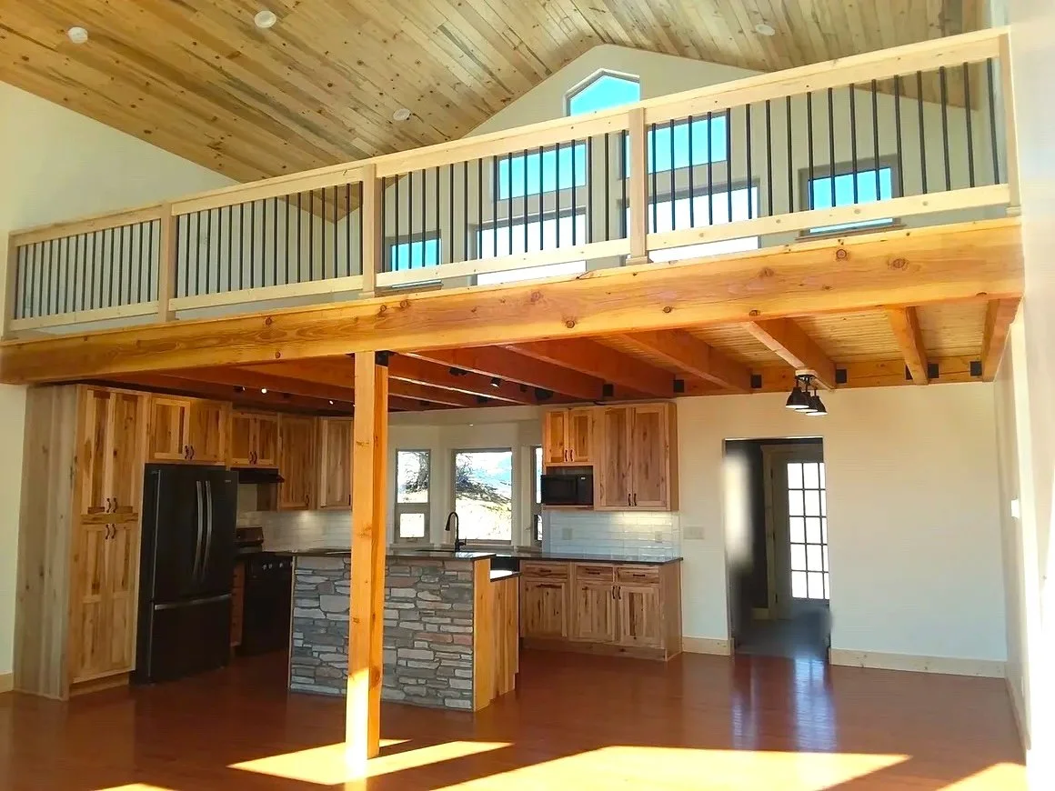 Custom deck and handrails