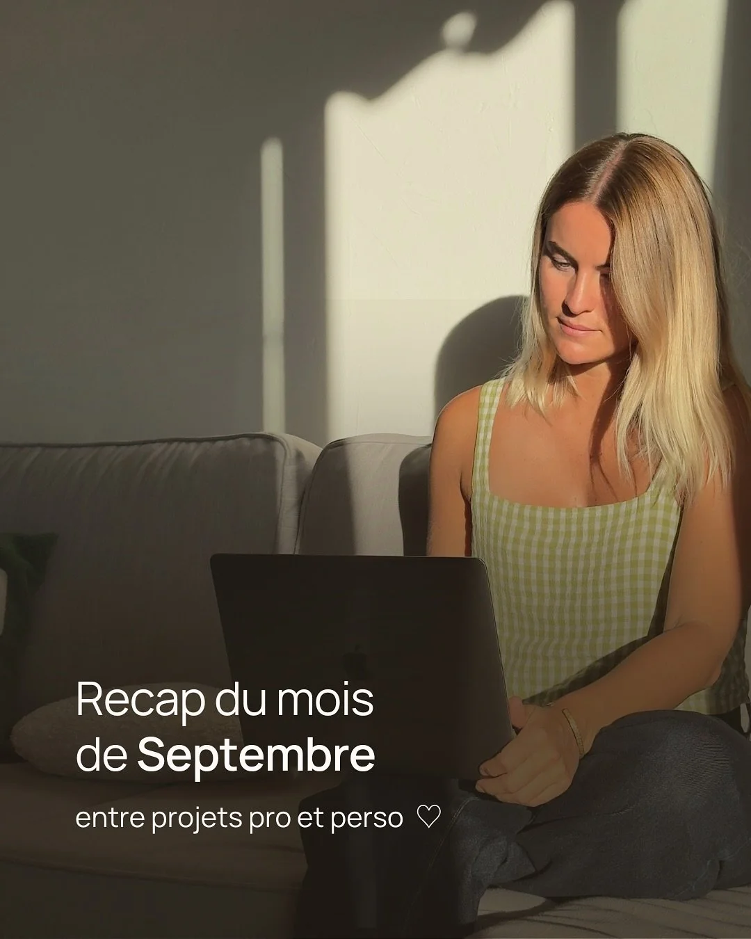 Septembre a &eacute;t&eacute; le mois du renouveau pour moi. ♡

Je me suis recentr&eacute;e, retrouv&eacute;e, et j&rsquo;ai clarifi&eacute; tout ce qui &eacute;tait brouillard auparavant. J&rsquo;ai trouv&eacute; une routine quotidienne qui me perme