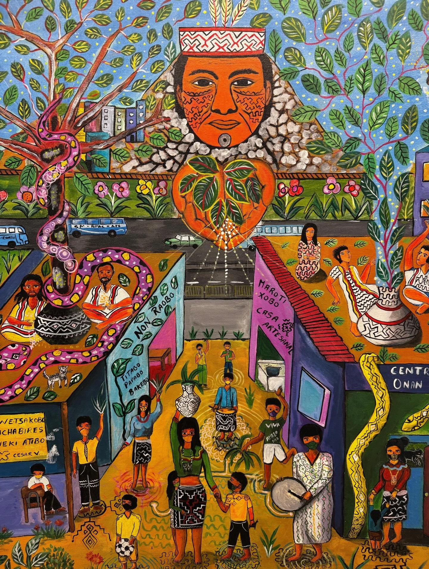 ✨Expo de Arte Chipibo-Konibo✨

La visita de la maestra Elena Valera V&aacute;squez - Bawan Jisbe @elenavalera.shipibo nos dej&oacute; demasiado felices. Artista, investigadora y mujer medicina Shipibo-Konibo, lleg&oacute; desde la Amazon&iacute;a per