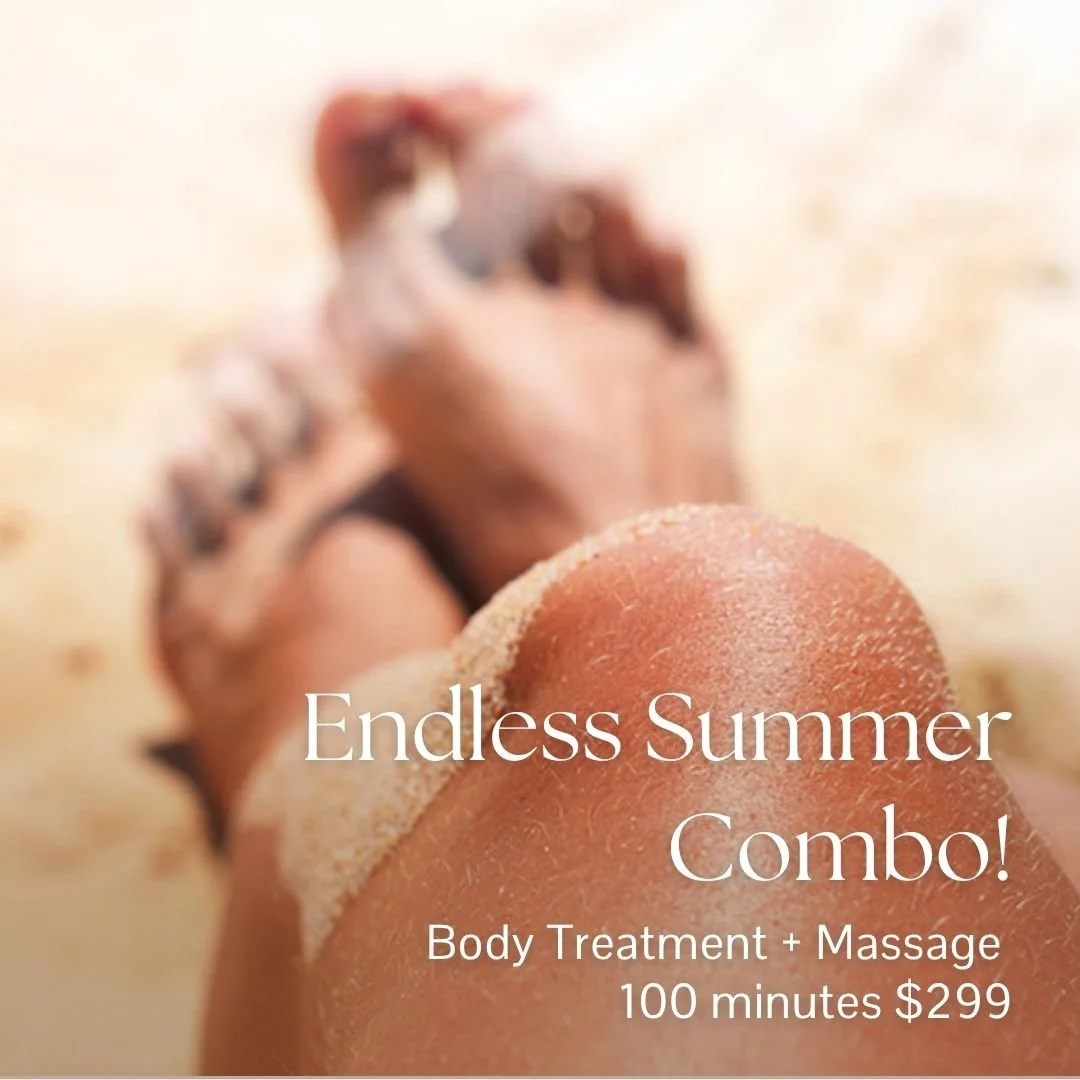 Endless Summer Body Scrub, Hydrating Wrap, Full body massage