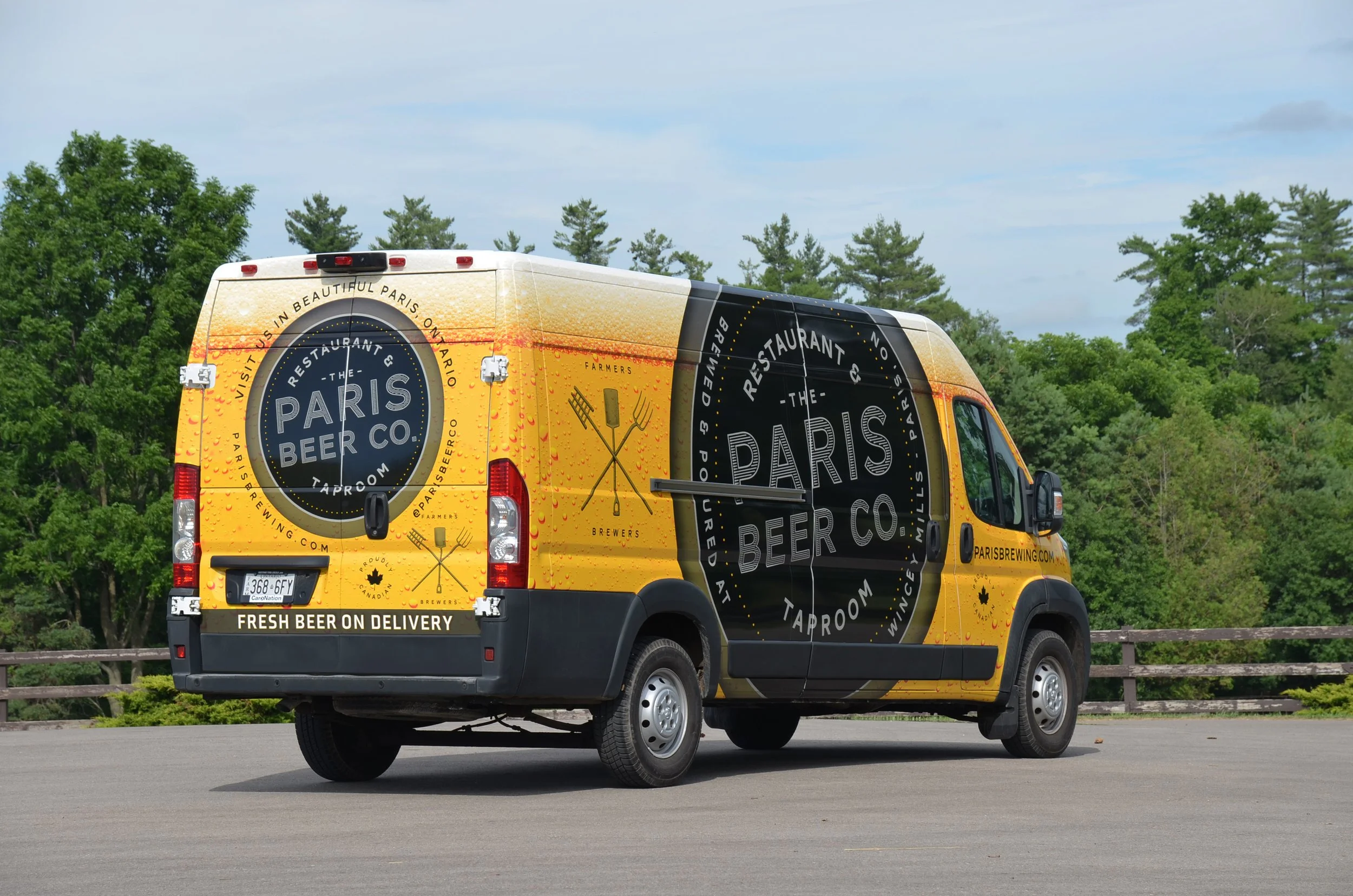 Paris Beer full vehicle wrap