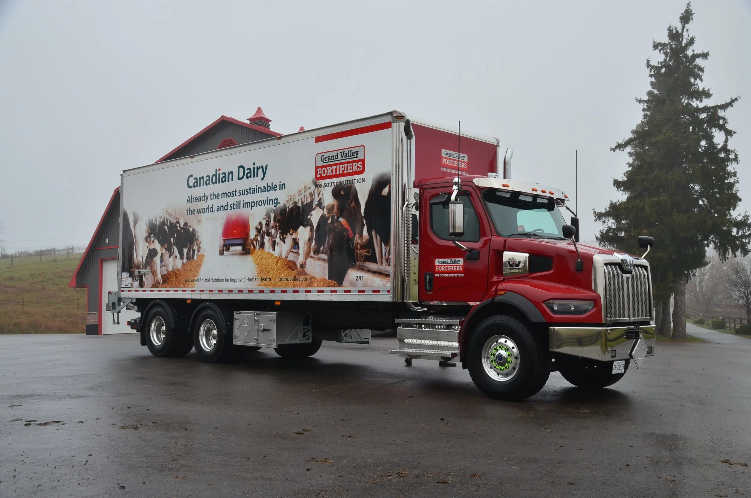 Grand Valley Fortifiers trailer wrap