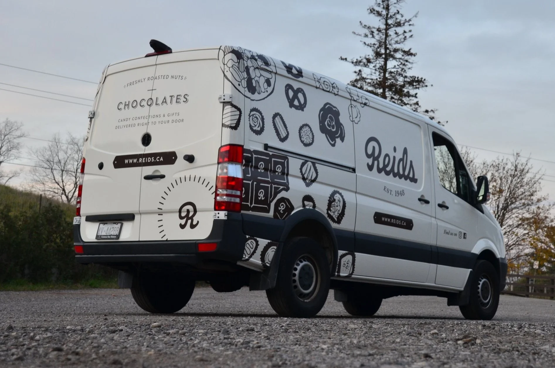 Reid's Chocolates Vehicle Graphics 