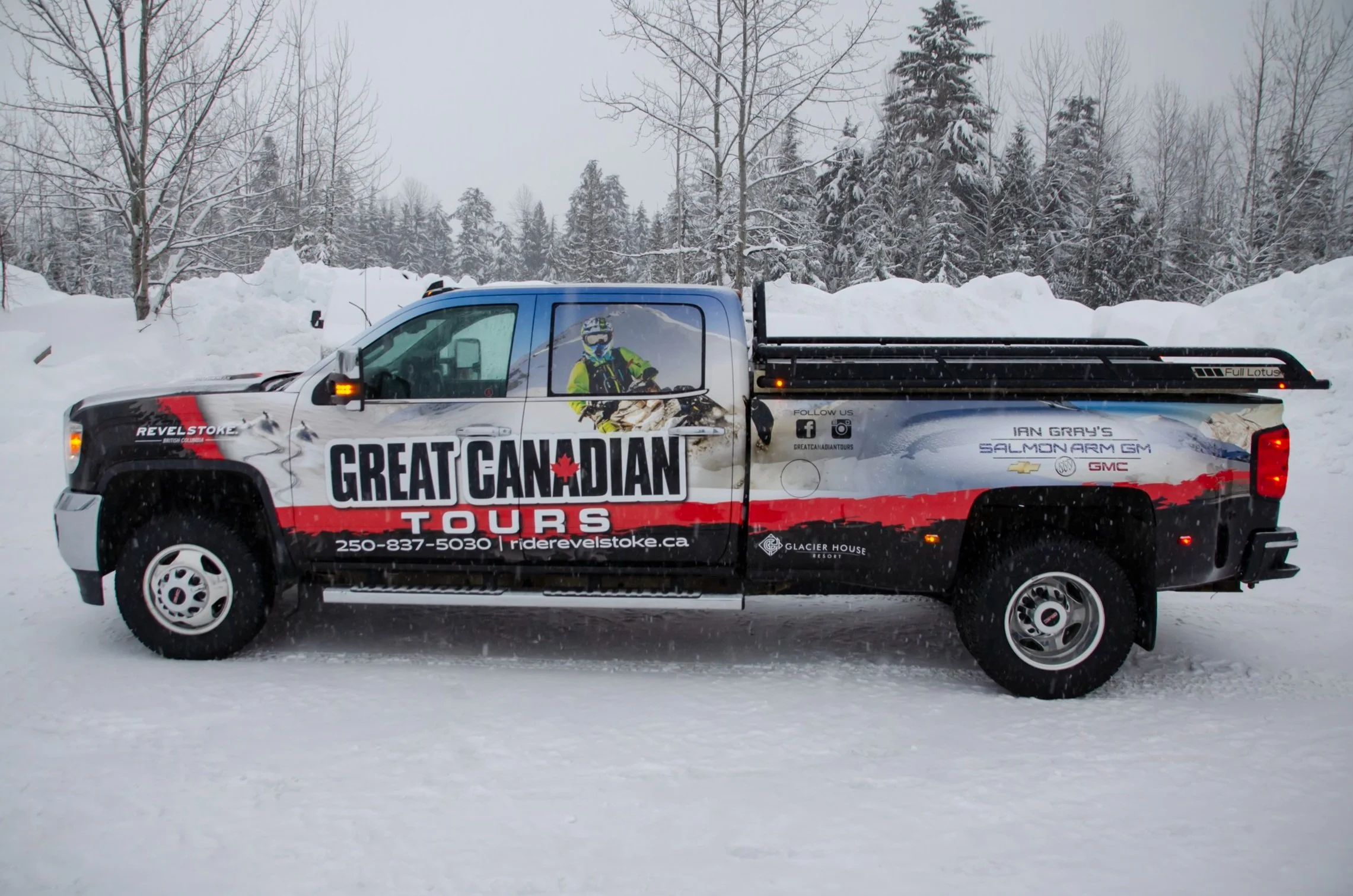 Great Canadian Tours Pickup Truck vehicle wrap