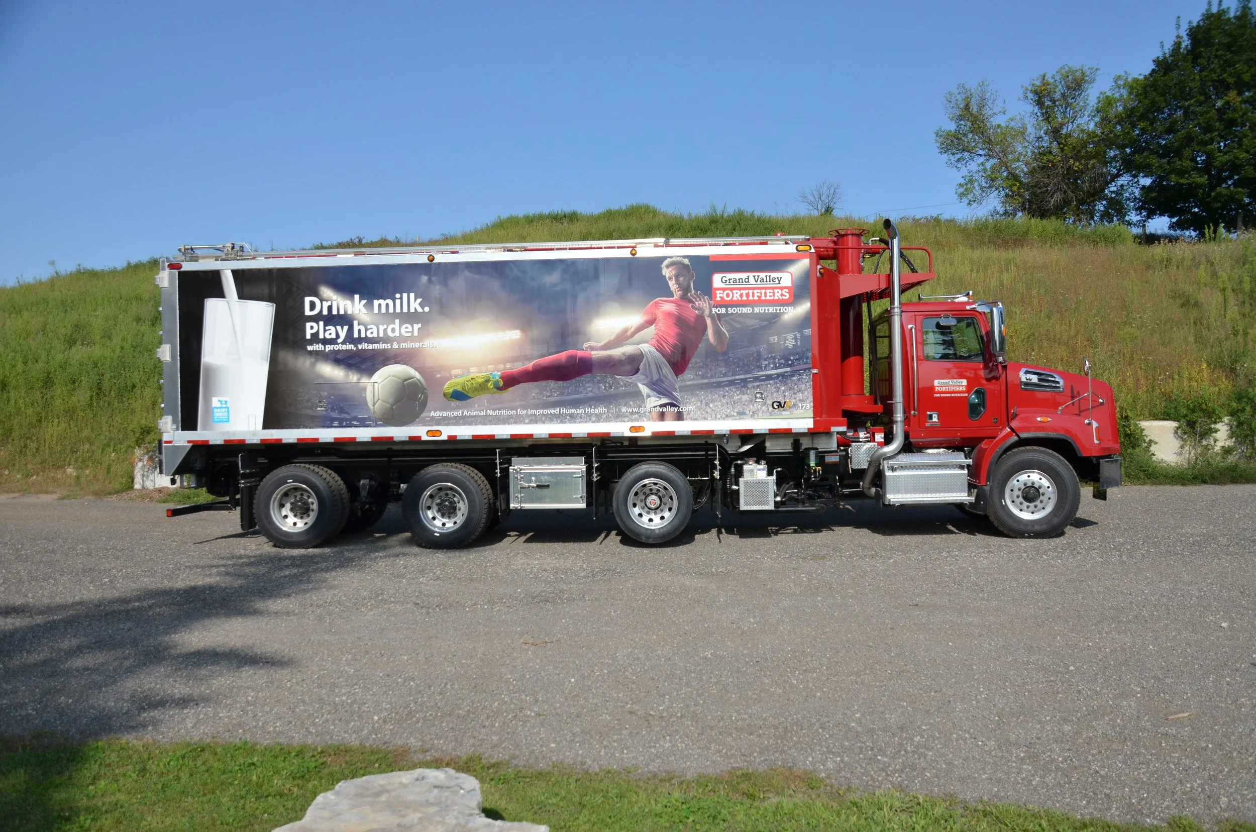 Grand Valley Fortifiers Trailer wrap