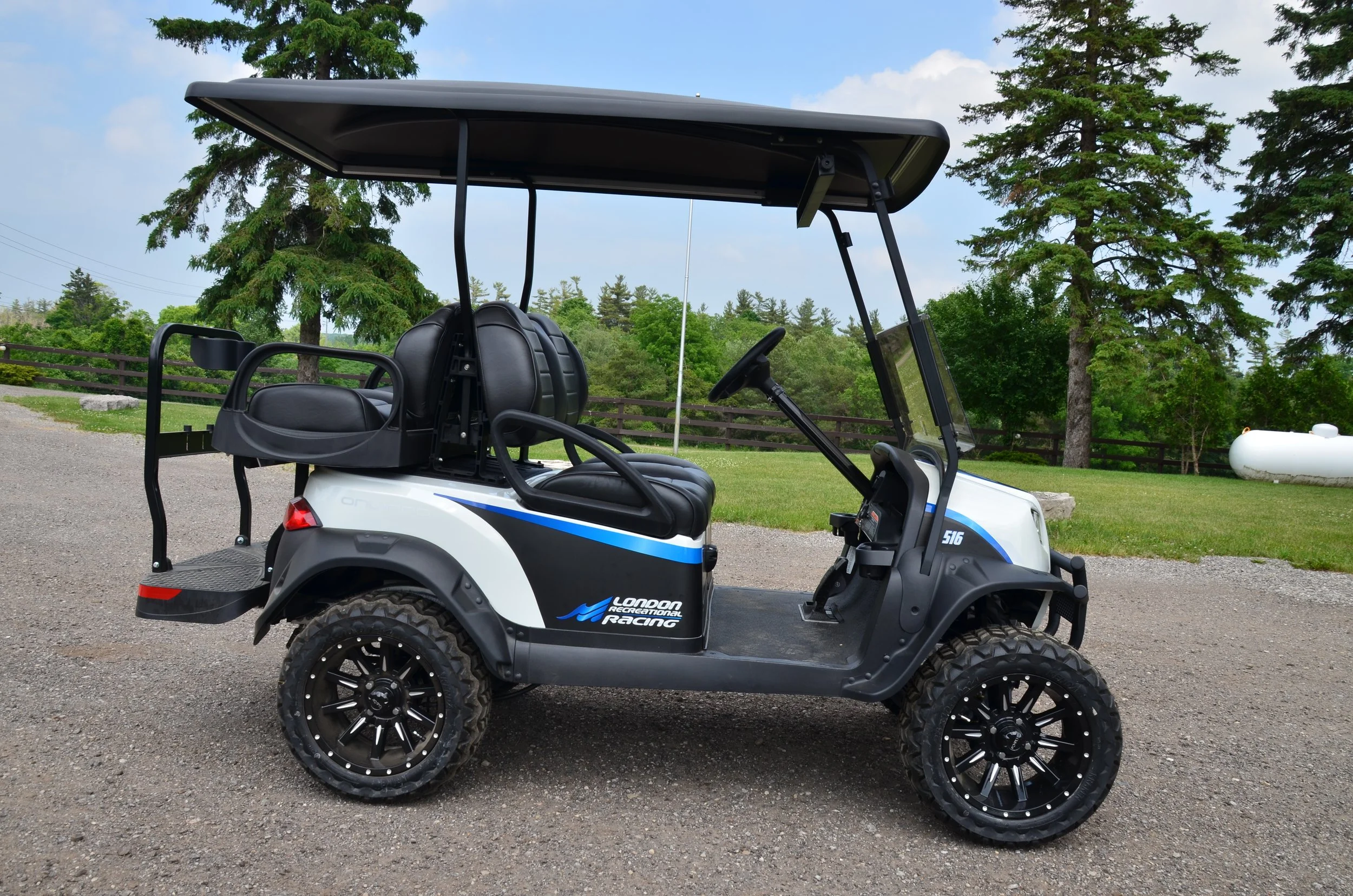 London Rec Racing Golf cart Decals 