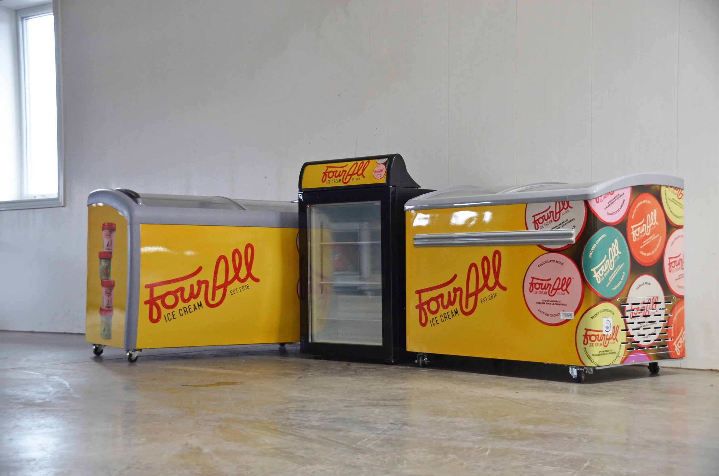 FourAll Ice cream freezer wraps