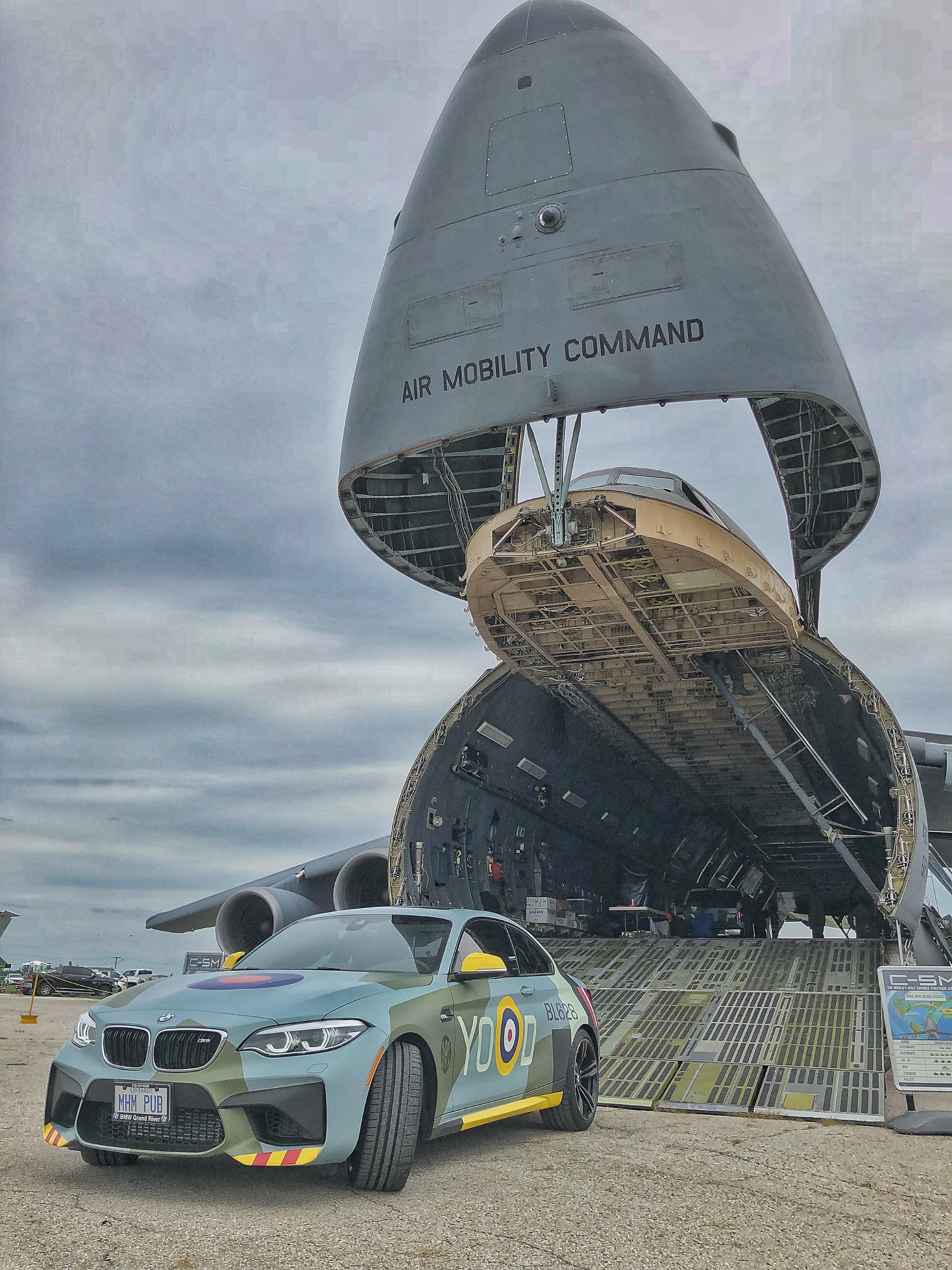 Custom BMW vehicle wrap for MHM Publishing