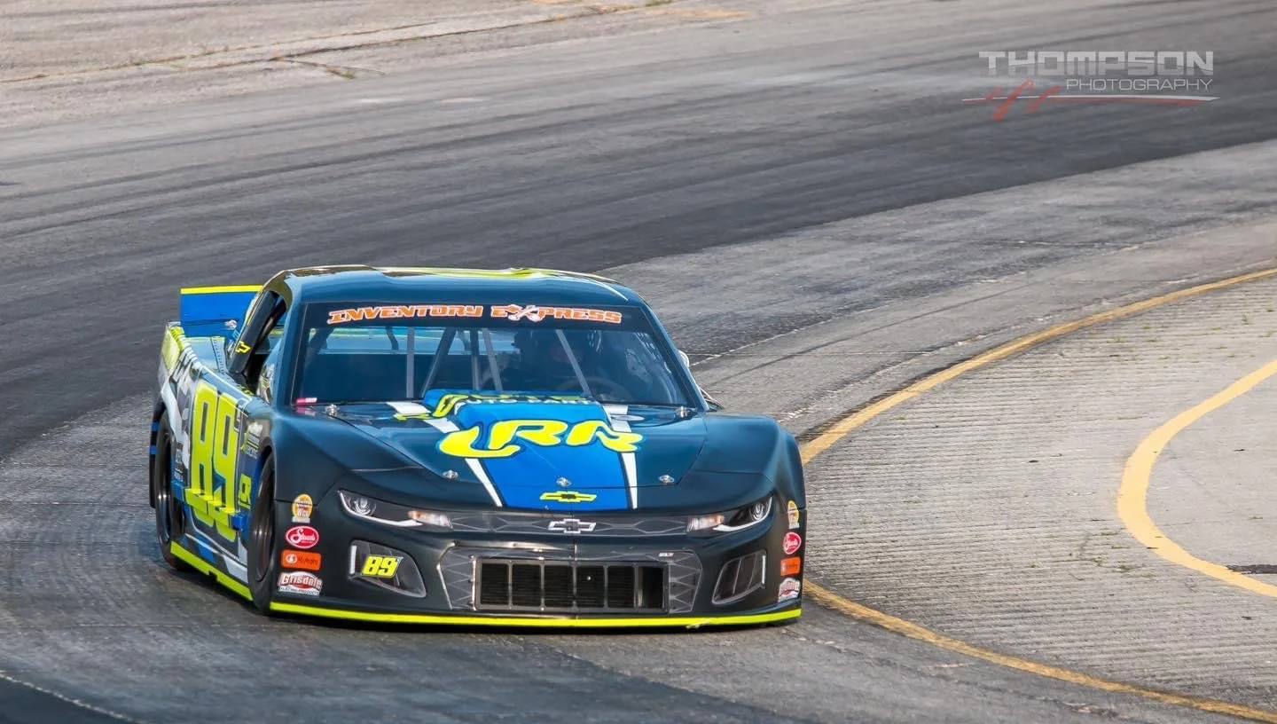 London Rec Race car on track front angle