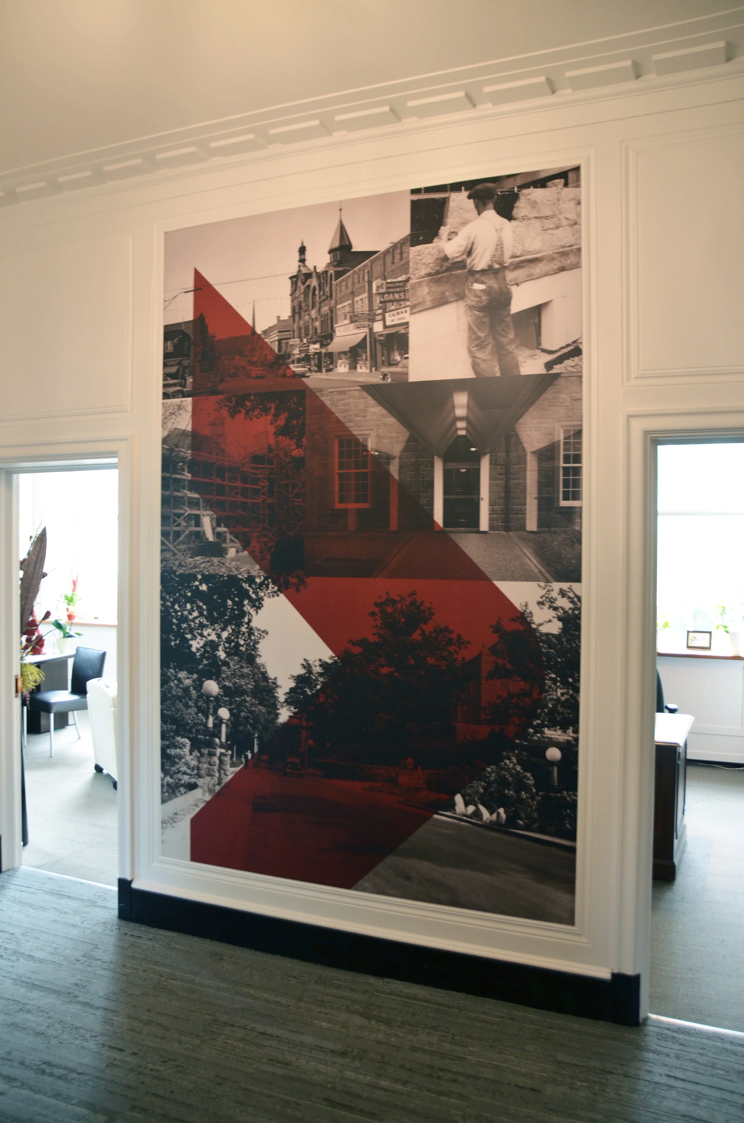 Gore Interior wall wrap graphics 