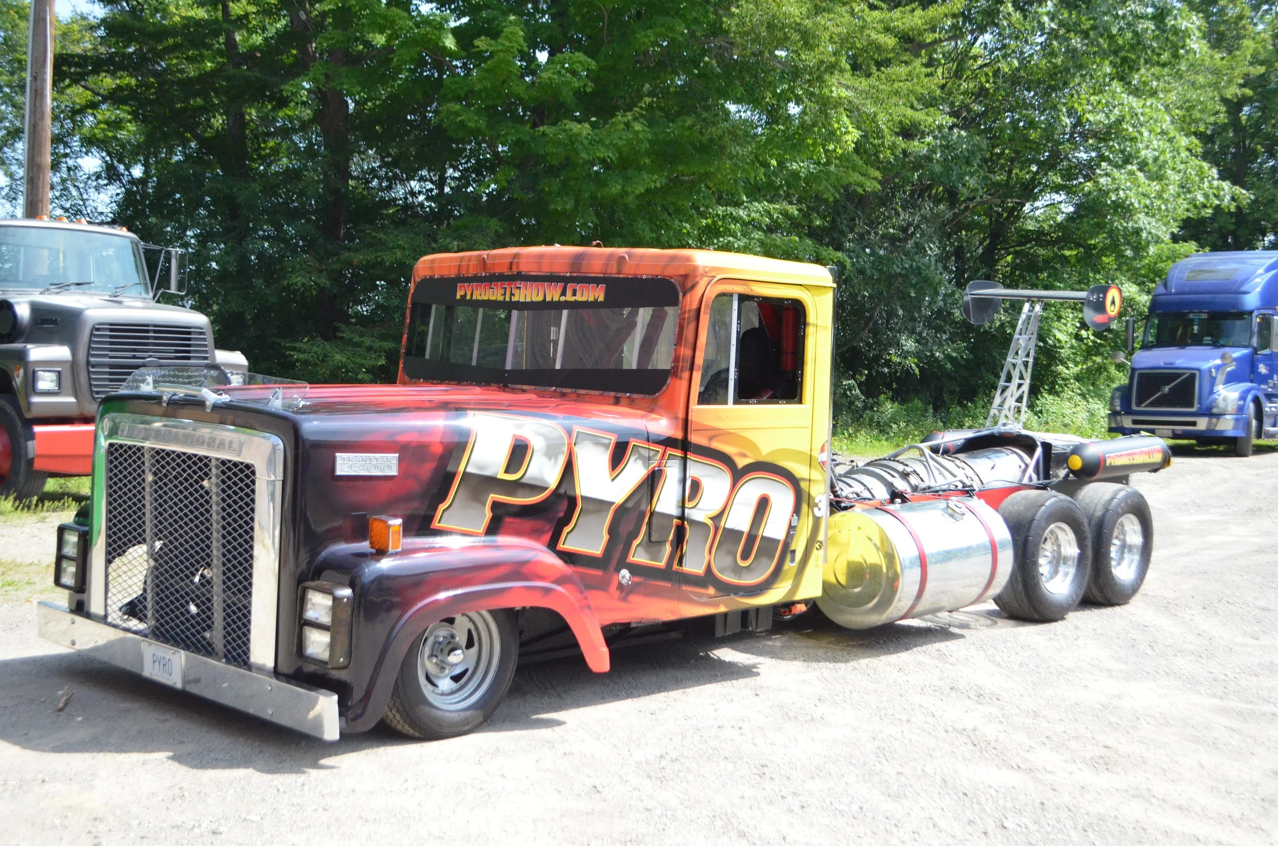 Pyro Jet Show Truck Wrap