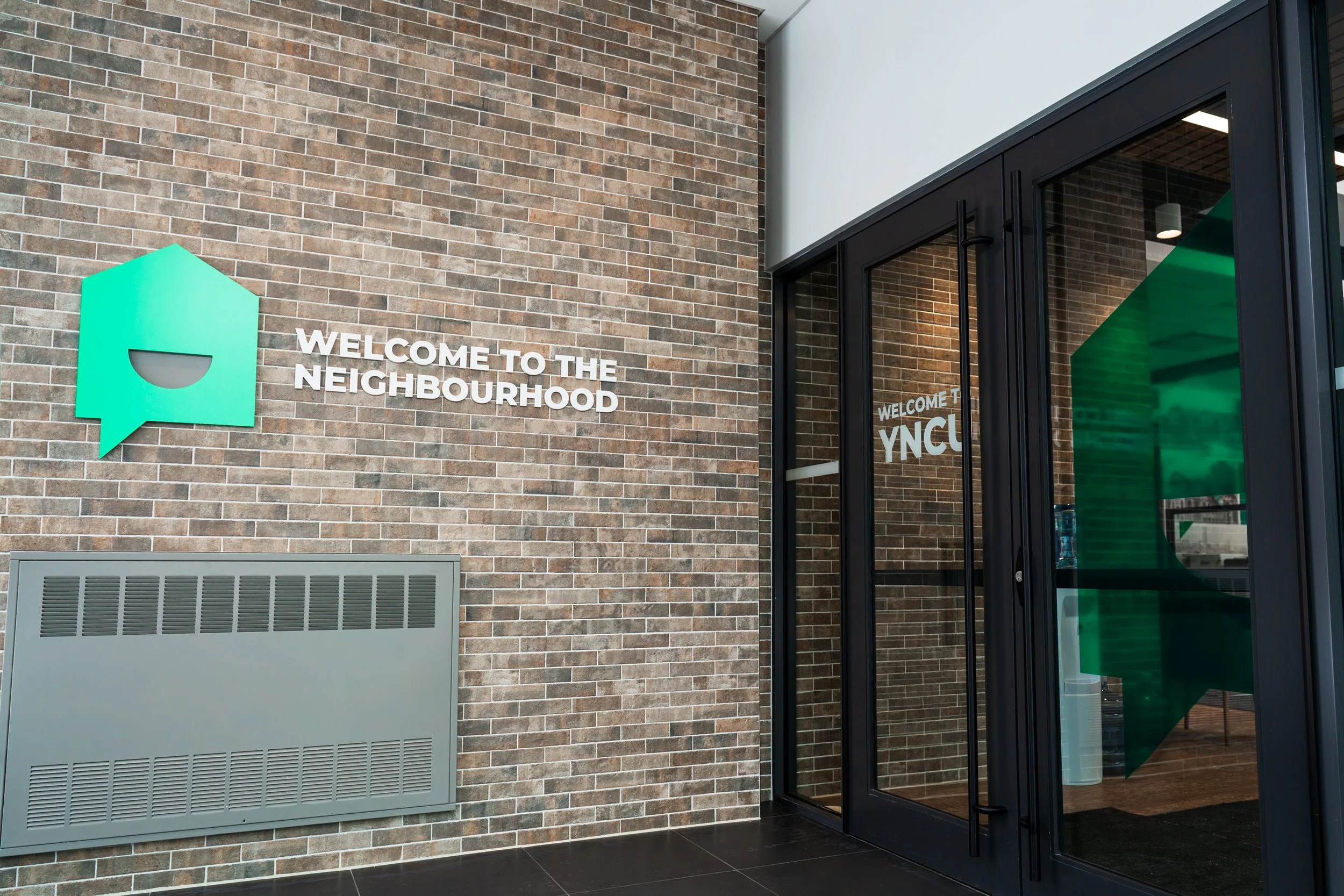 YYNCU PVC dimensional interior wall lettering