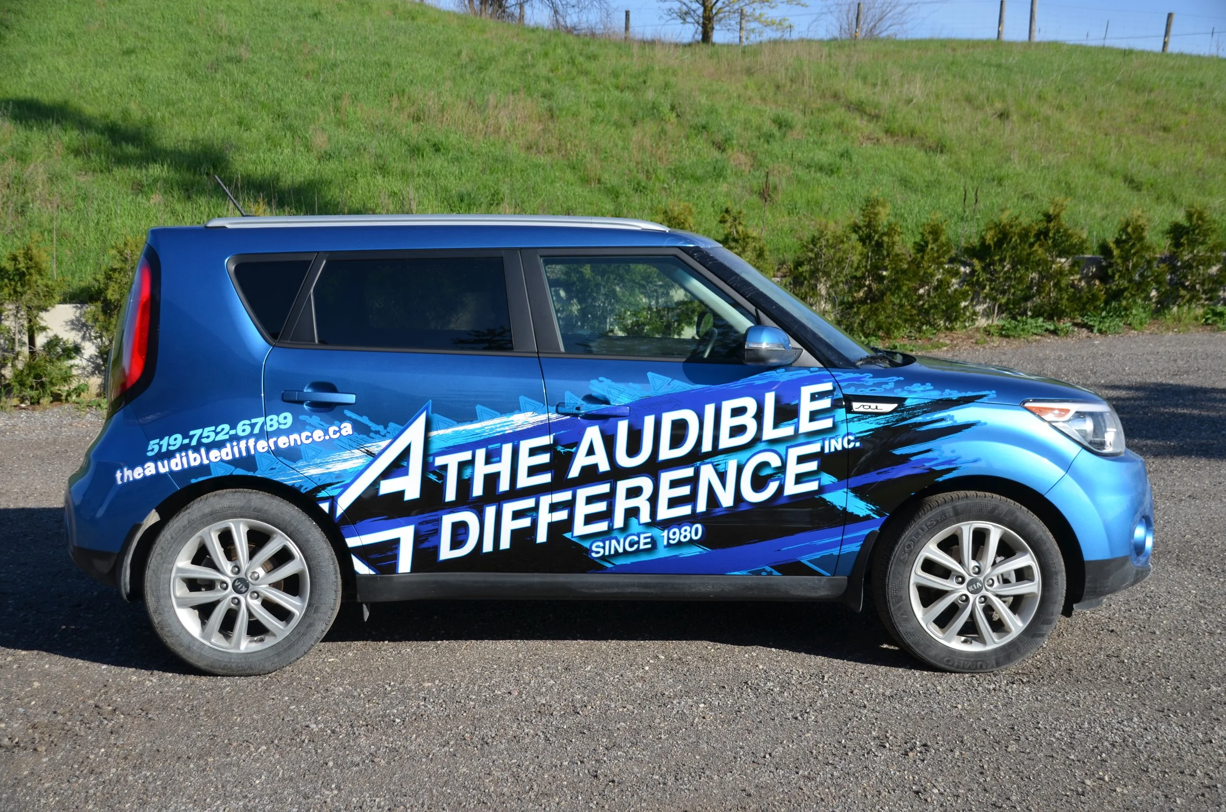 The Audible Difference Kia Vehicle wrap