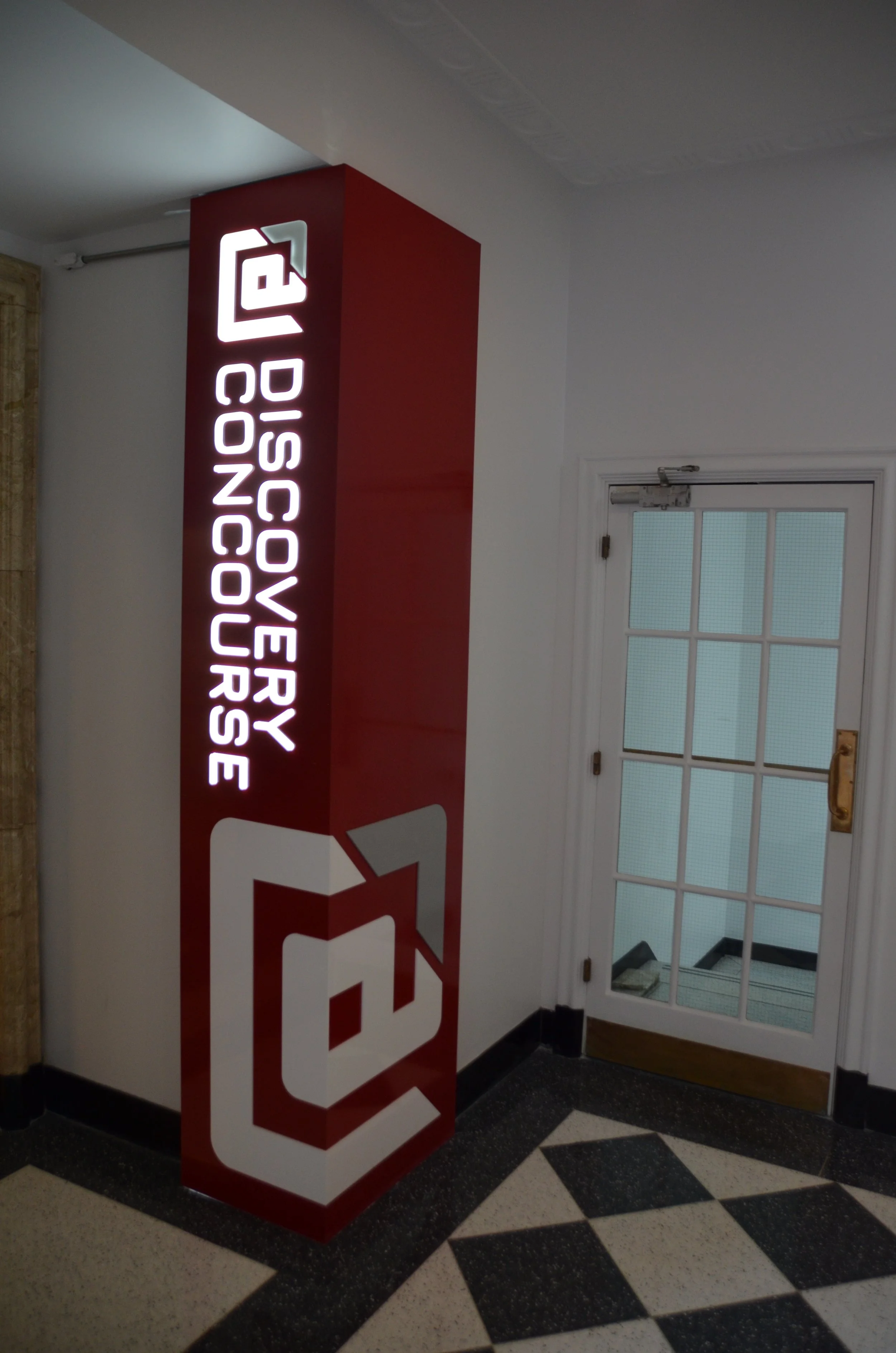 Gore Mutual Interior Backlit LED sign