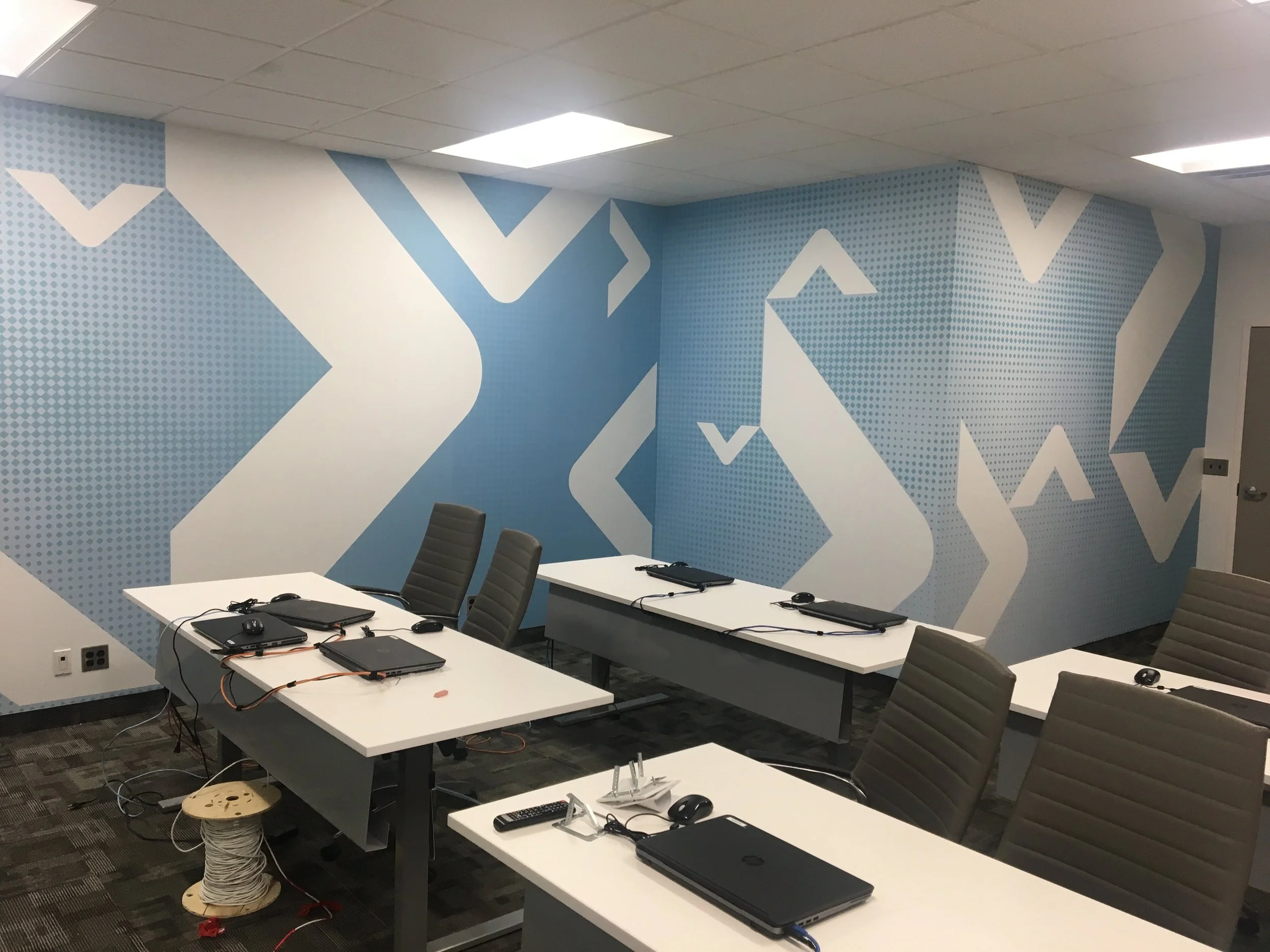 Gore mutual interior entire wall graphics 