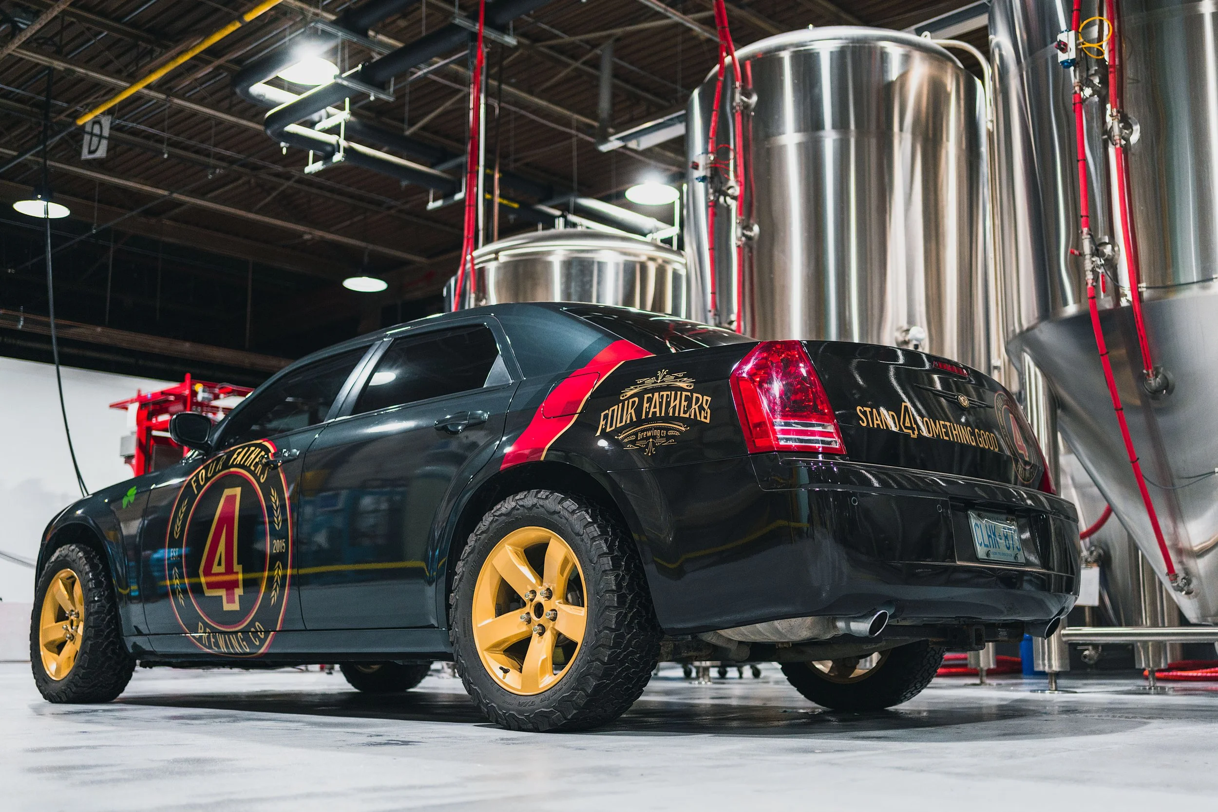 Four Fathers Brewing Vehicle wrap 