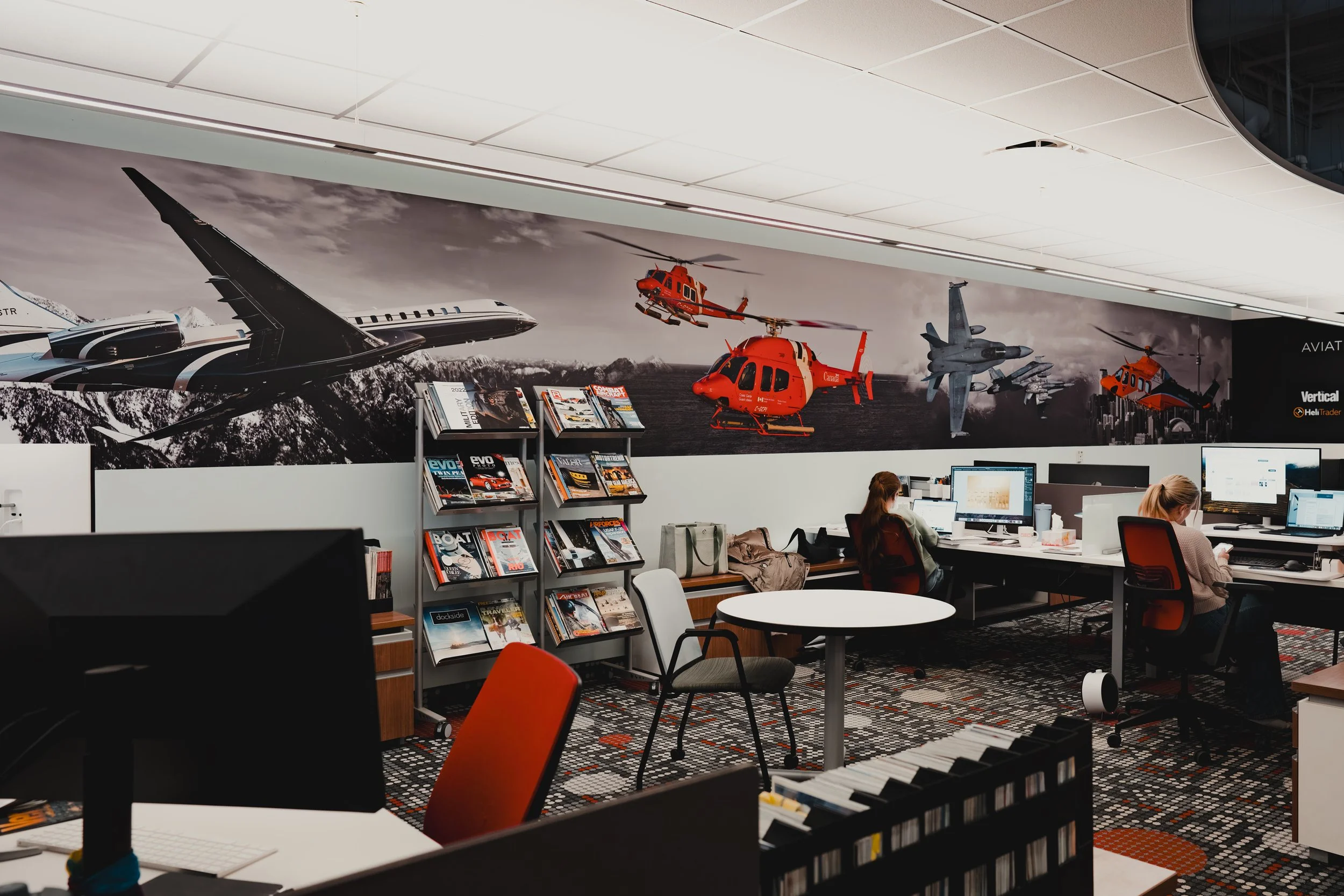 MHM Publishing Wall Wrap graphics