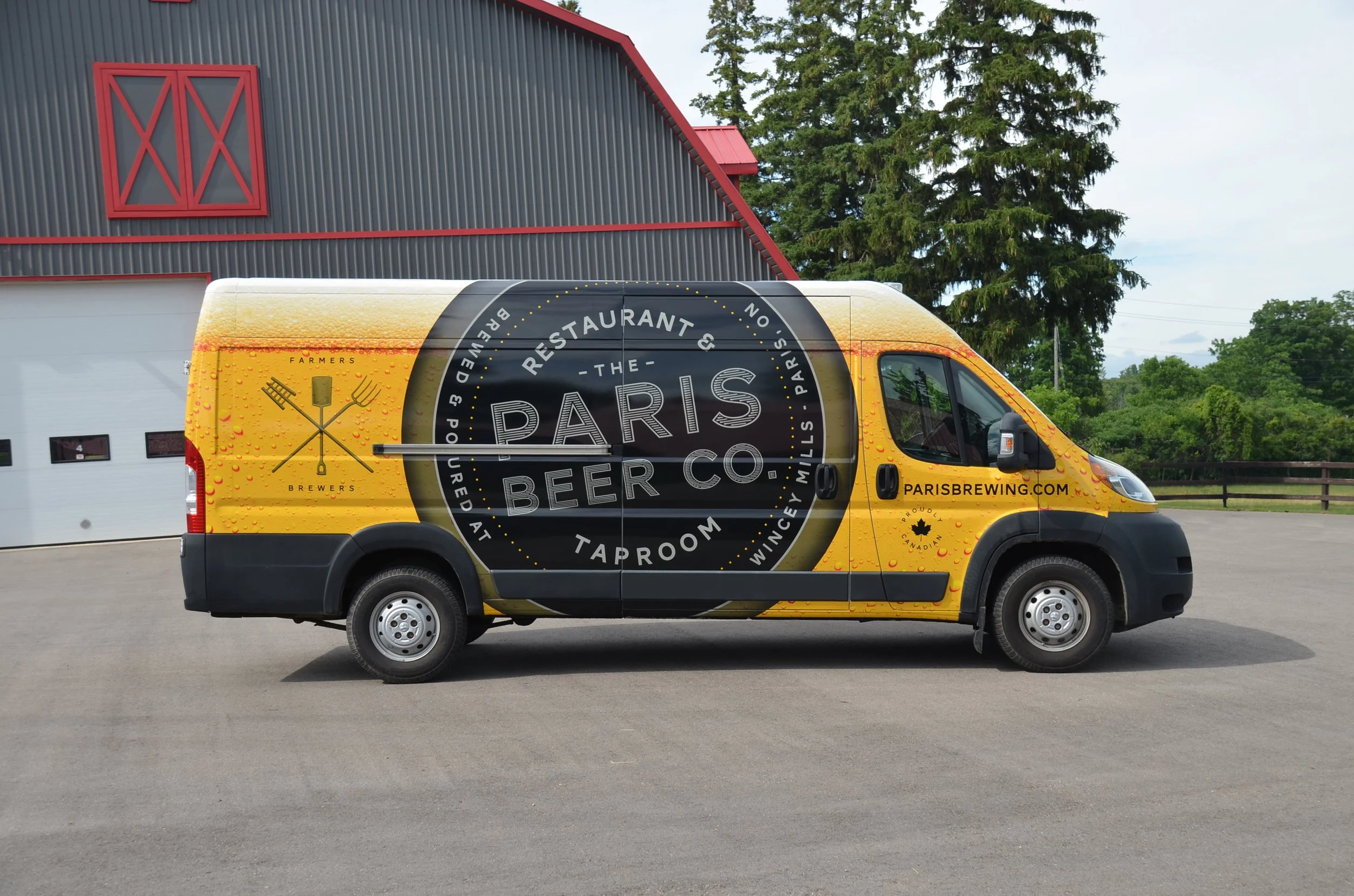 Paris Beer Co. full vehicle wrap 