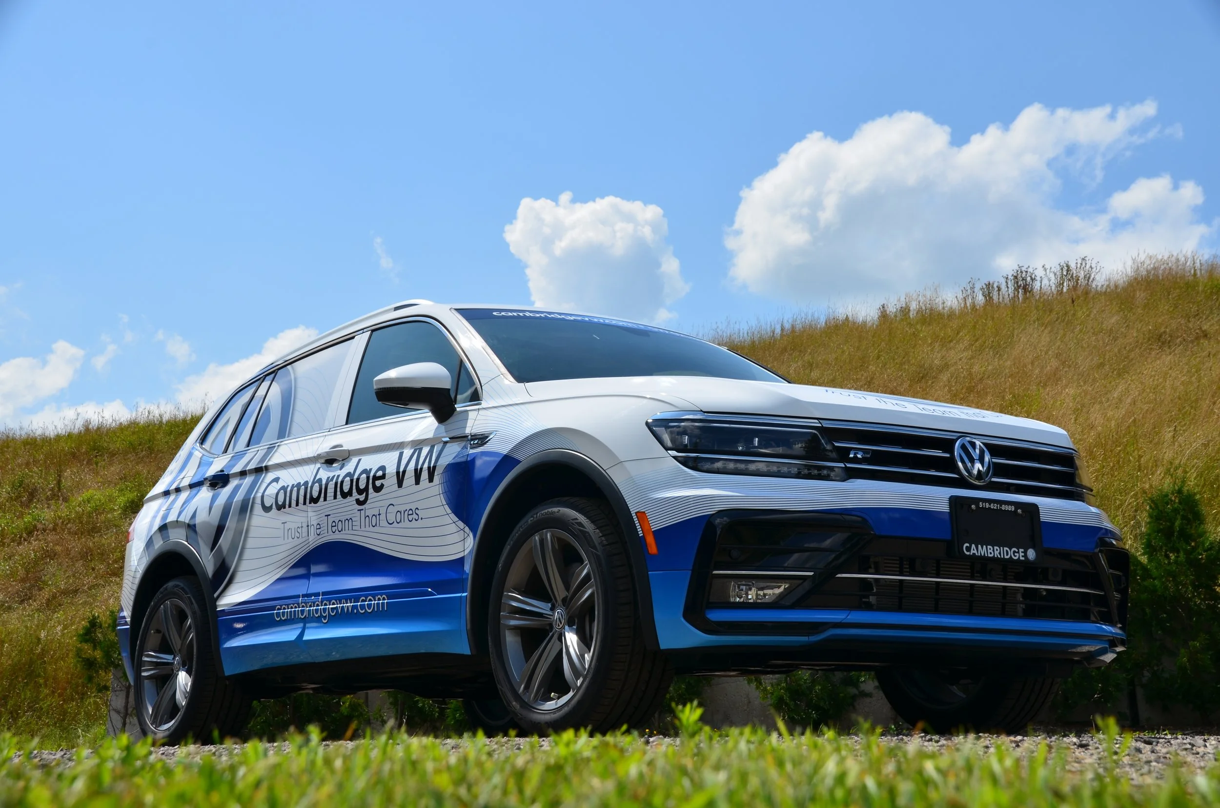 Cambridge VolksWagen vehicle wrap 