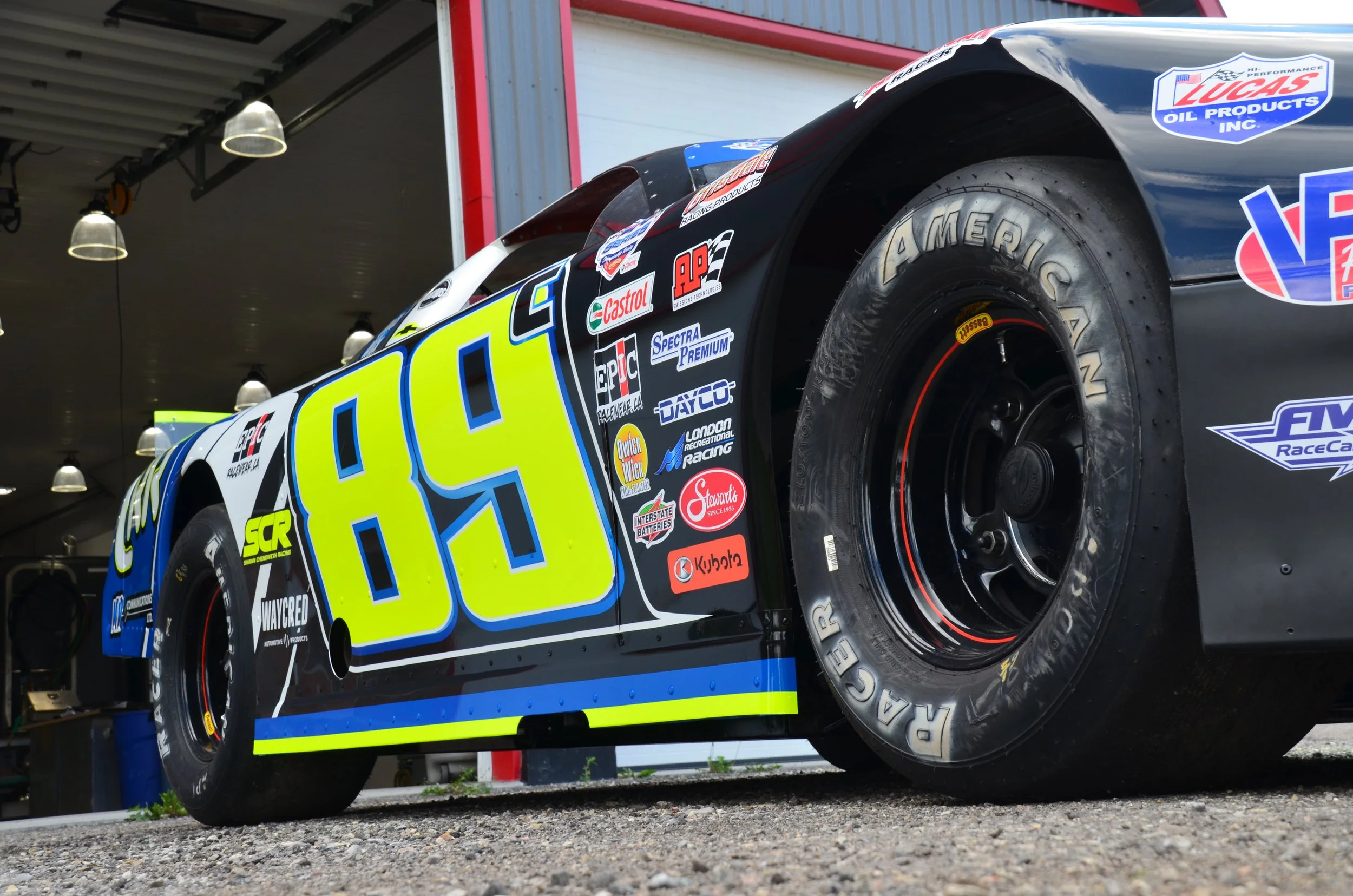 Close-up angle LRR Motorsport Graphics 