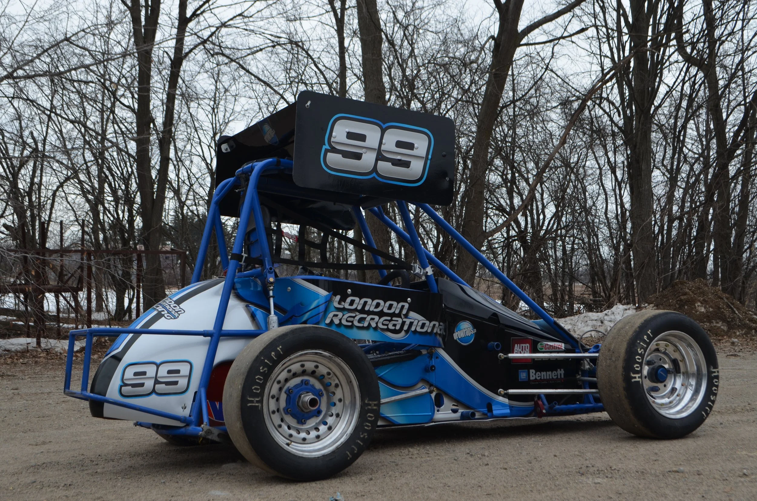 London Rec Racing motorsport vehicle wrap side profile