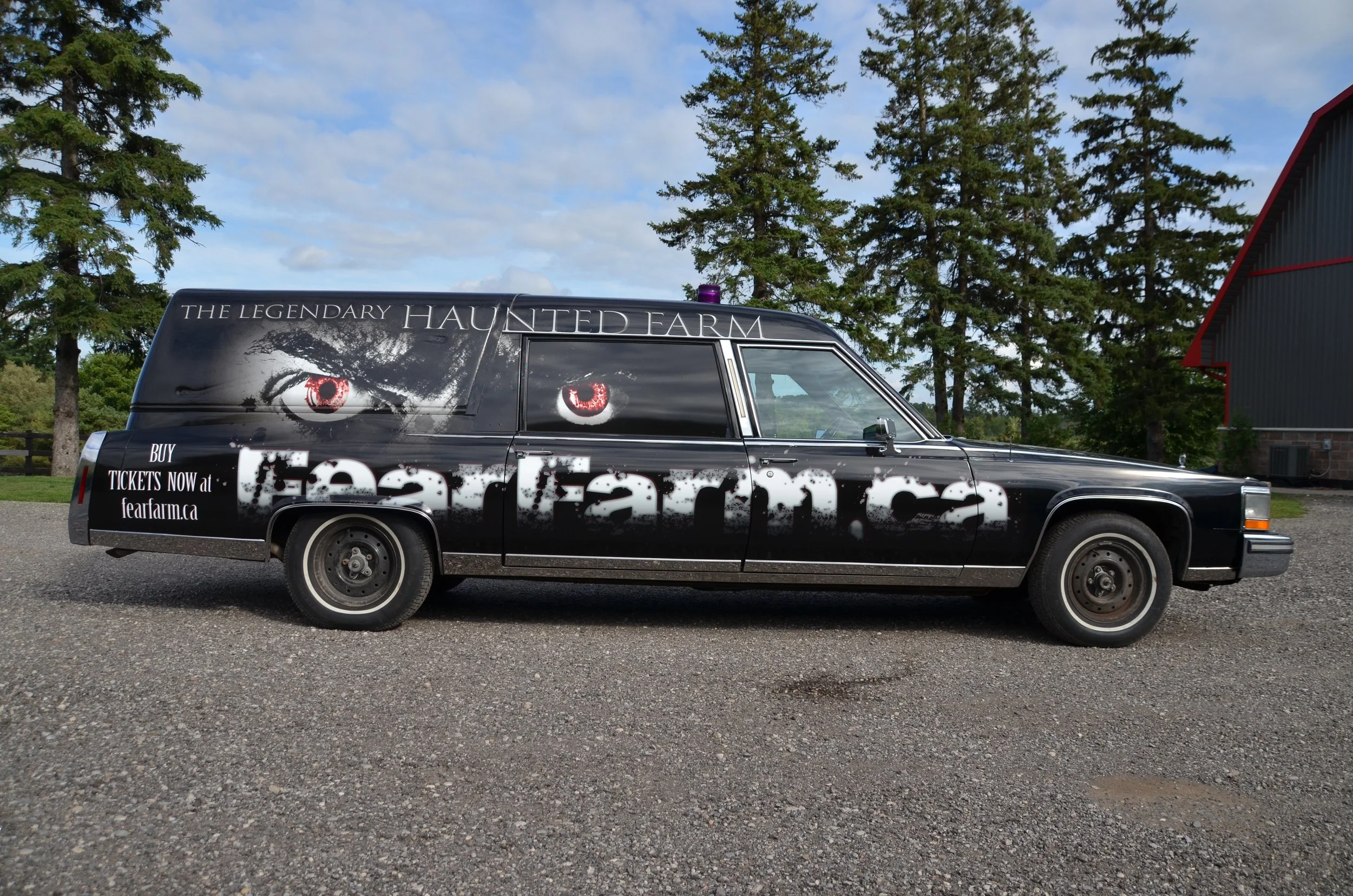 Fear Farm Herse wrap side view