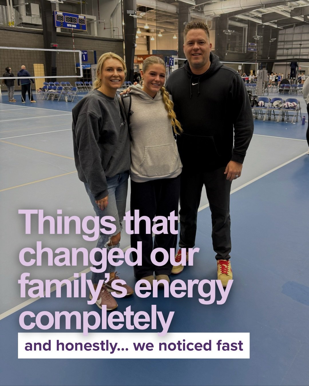 I didn&rsquo;t realize how many things in our home were connected to energy&hellip; until we started changing them.

The crashes after games.
The exhaustion.
Feeling &ldquo;off&rdquo; even when we thought we were doing everything right.

At first, I 