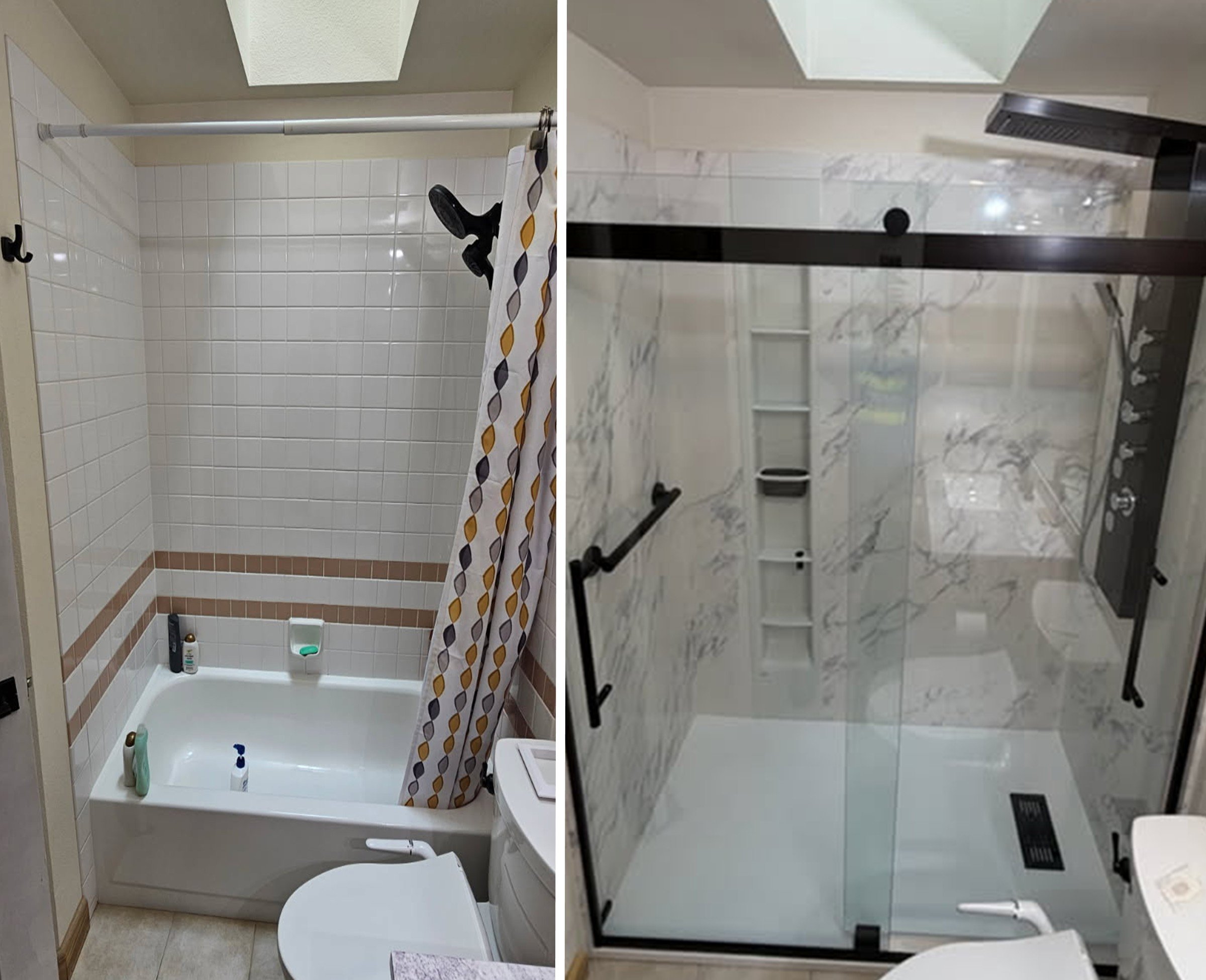 Mukliteo Tub to Shower Conversion