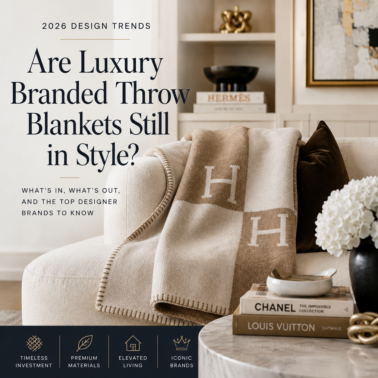 Is the luxury throw blanket out of style?