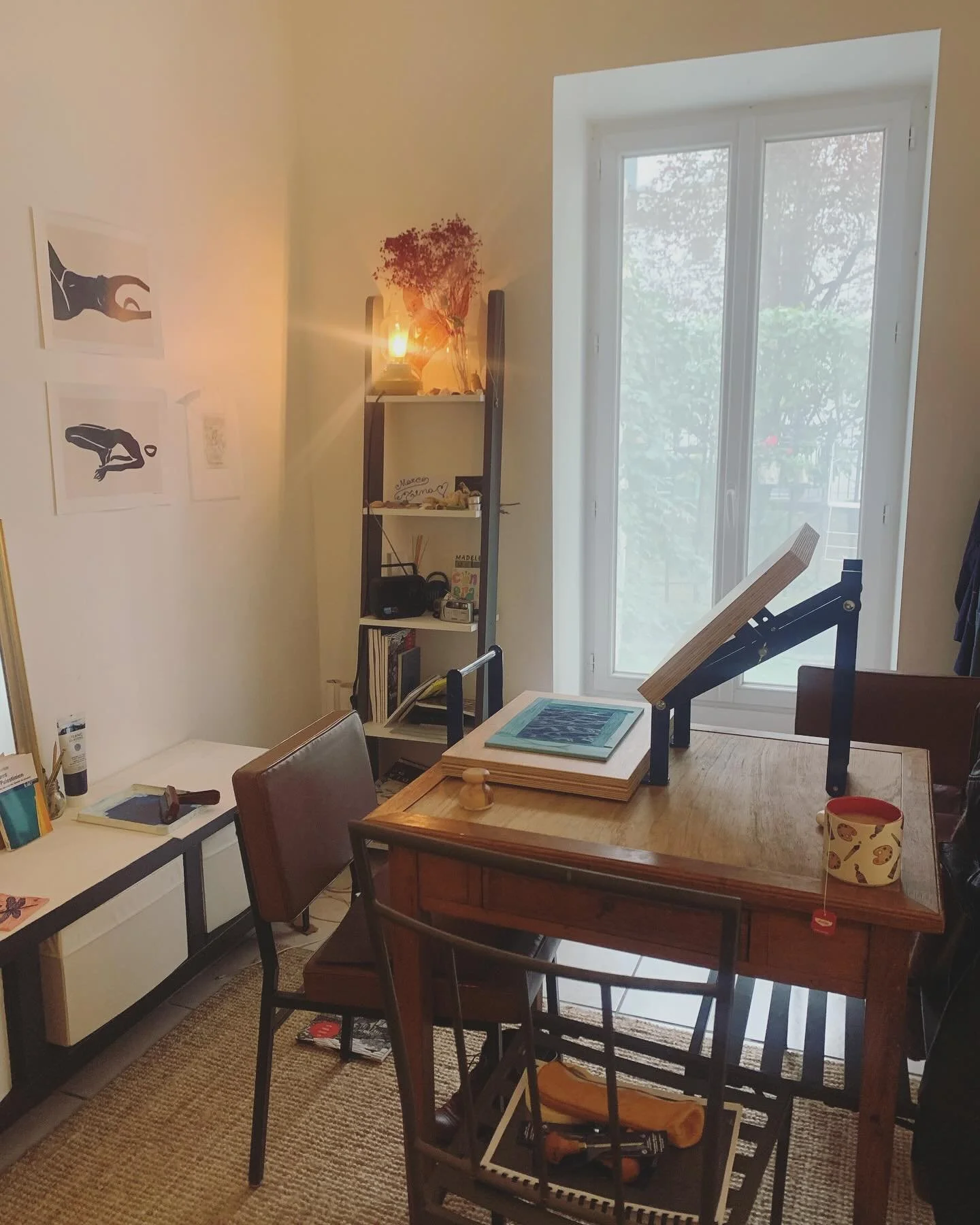 When your house becomes your printing studio 🍁🍂🐙