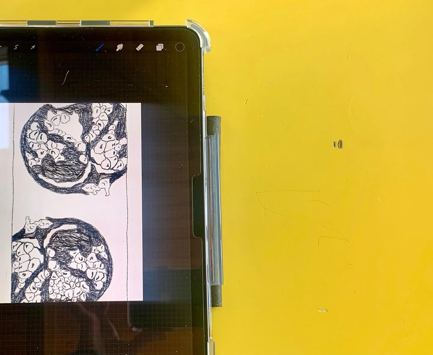 Digital sketch before printing ❤️