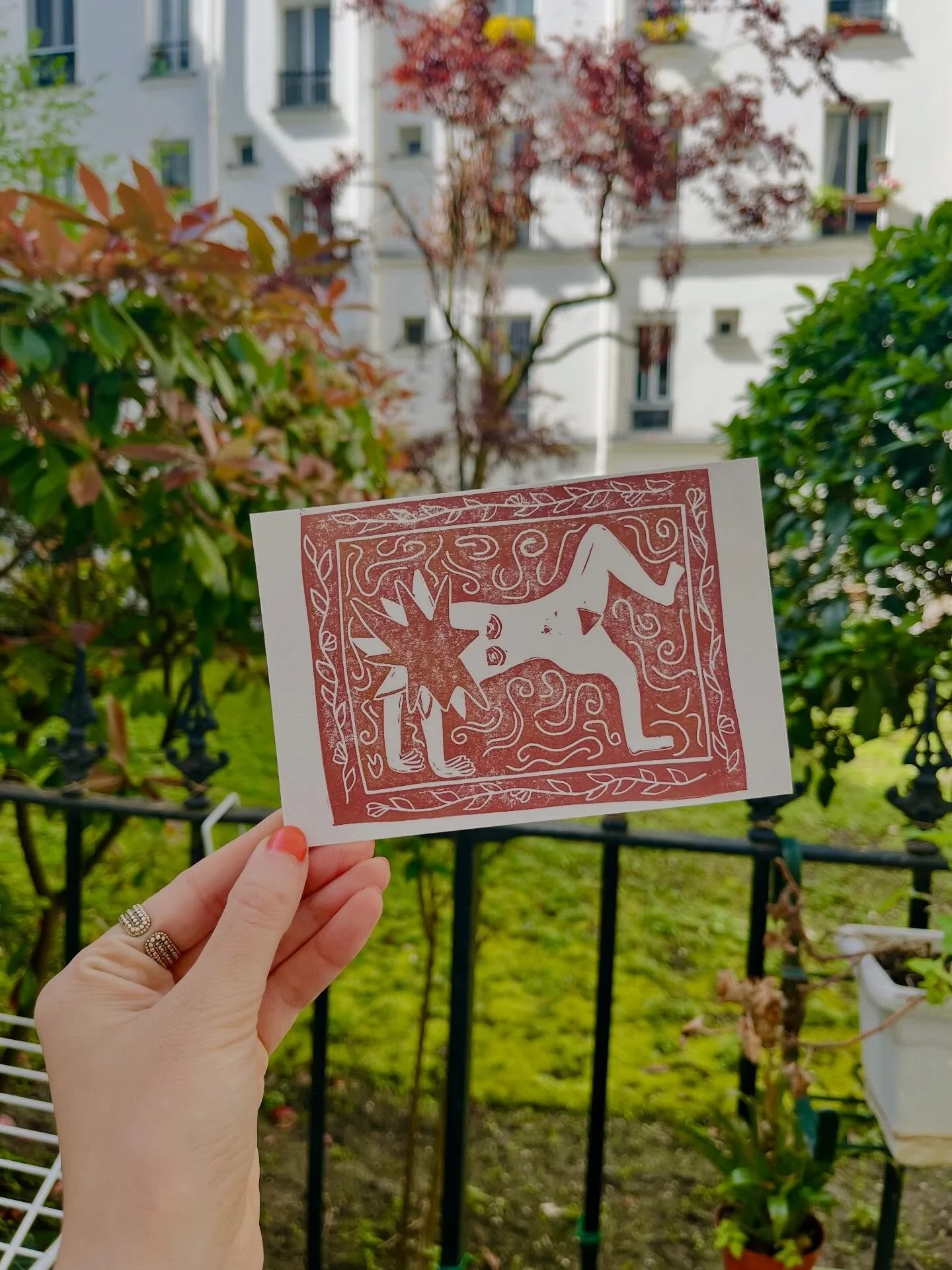 Nothing beats printing in the sunshine 🌞