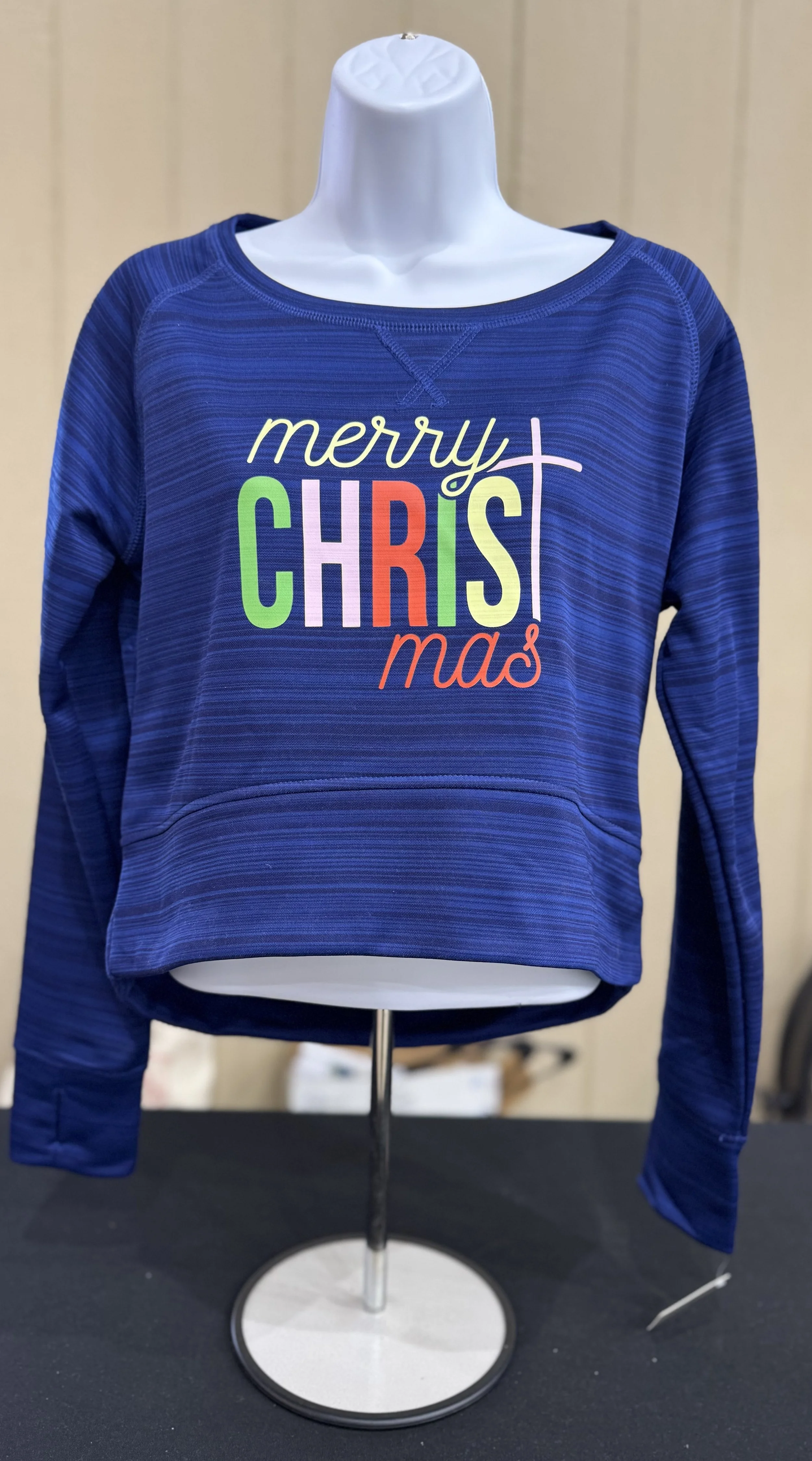 ✨ “merry CHRISTmas” Women’s Crewneck