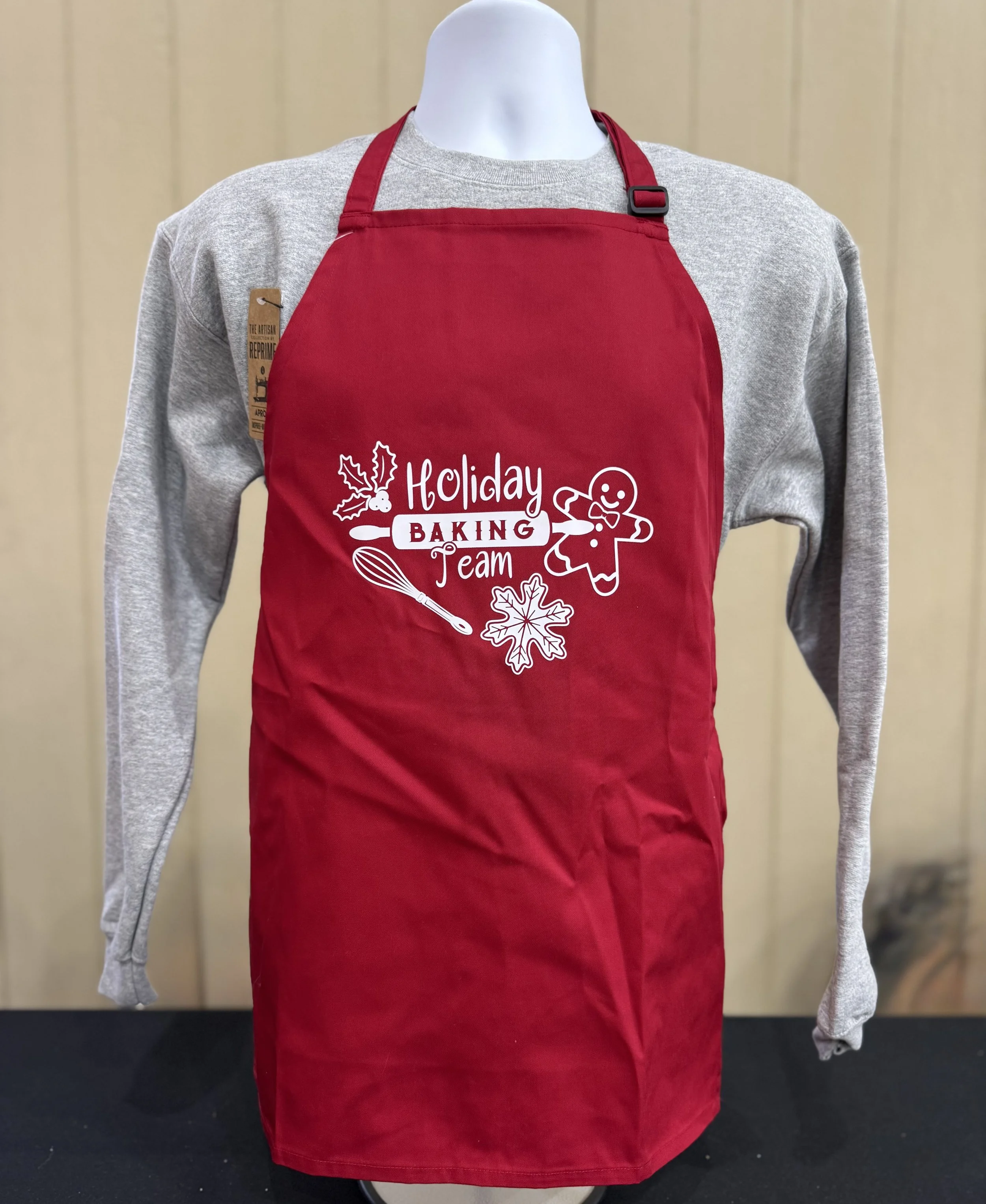 🎄"Holiday Baking Team" Youth Apron
