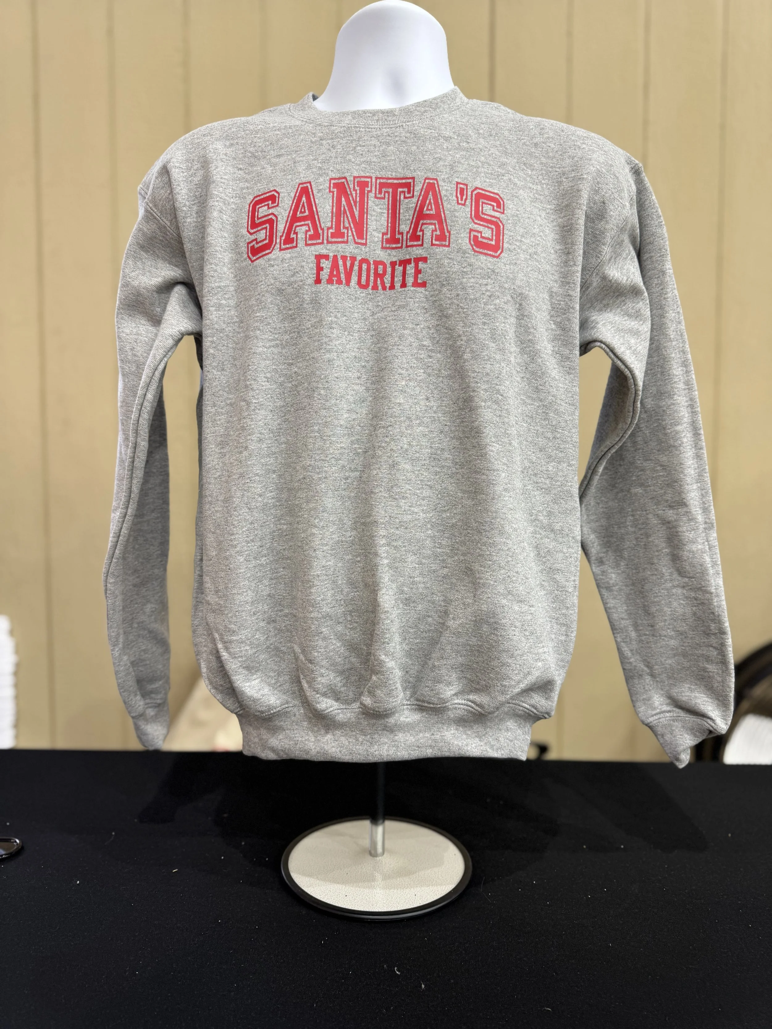 🎅 Youth “Santa’s Favorite” Crewneck