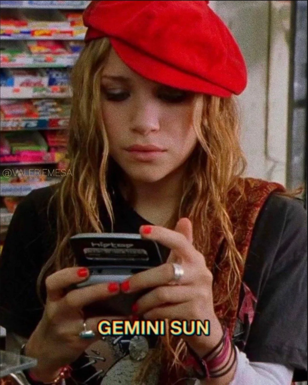what&rsquo;s your sign? 🪐

my big 3 came as no surprise... 
🌞 gemini sun 
🌛 virgo moon 
🪽 aries rising 
⭐️ gemini venus

simply put&mdash;i will succeed bc i am crazy xx

p.s. no gemini slander will be tolerated in the comments!!!