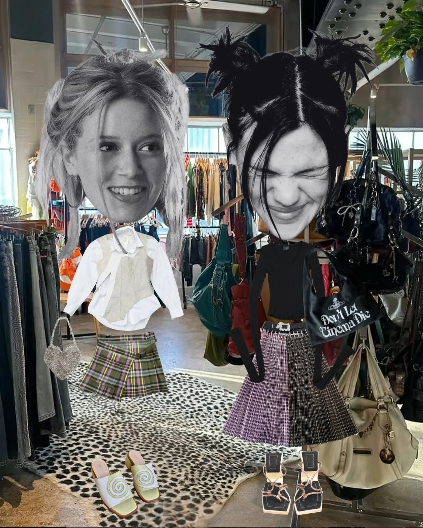 but, I&rsquo;m a rat girl 🐀⭐️

vintage comme des gar&ccedil;on + archival roberto cavalli. contemporary heaven by marc jacobs + chopova lowena.