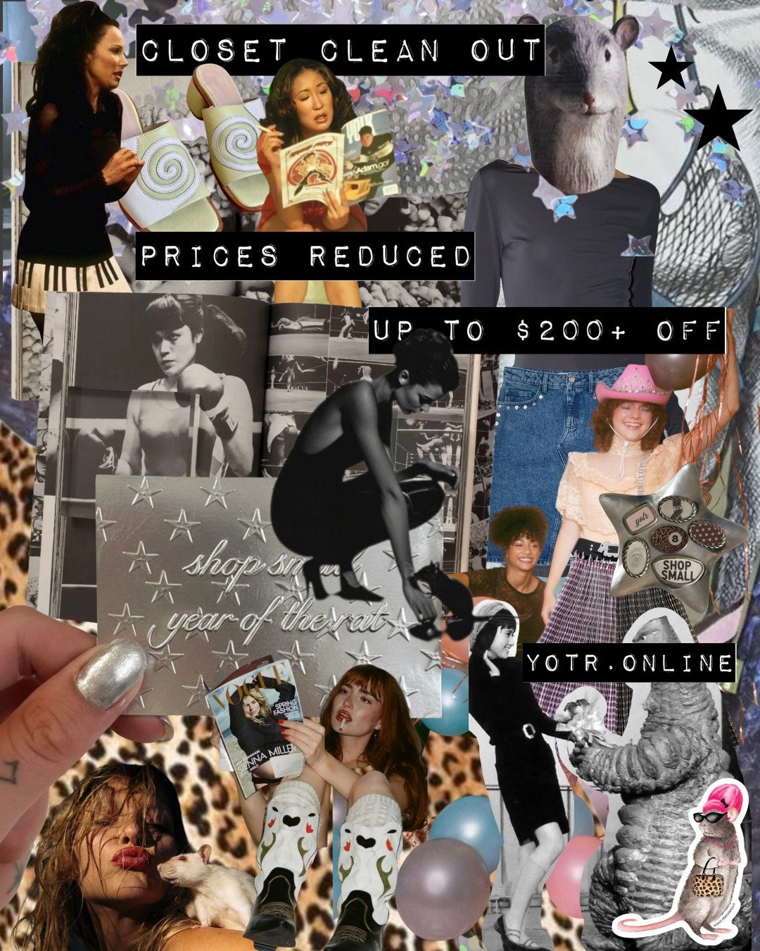 prices reduced. year of the rat&rsquo;s archive just 4 u 🐀⭐️

shop rare pieces from miu miu, dior, prada, + jean paul gaultier at a fraction of the cost. 

now up to $200+ off the pieces you&rsquo;ve been watching.

feat.
archival: dolce &amp; gabba