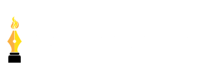 Logo of Hollywood Health & Society, featuring a stylized yellow trophy figure and text.